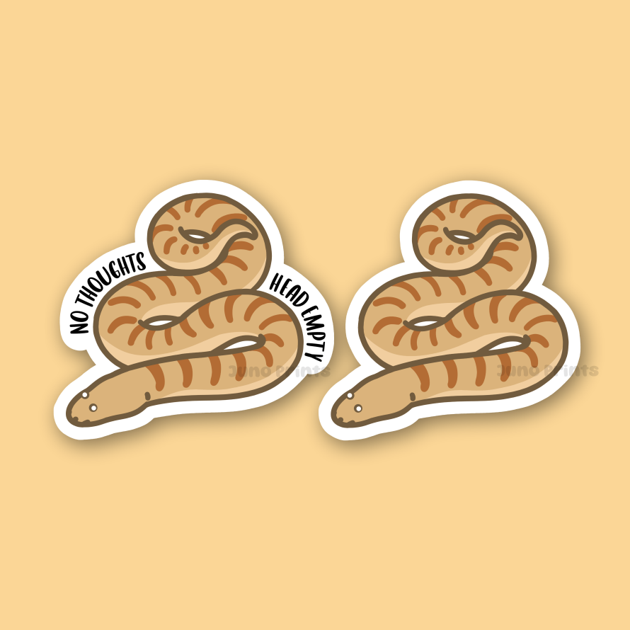 Arabian Sand Boa - 3" Desert Boa Snake Sticker or 2" Keychain