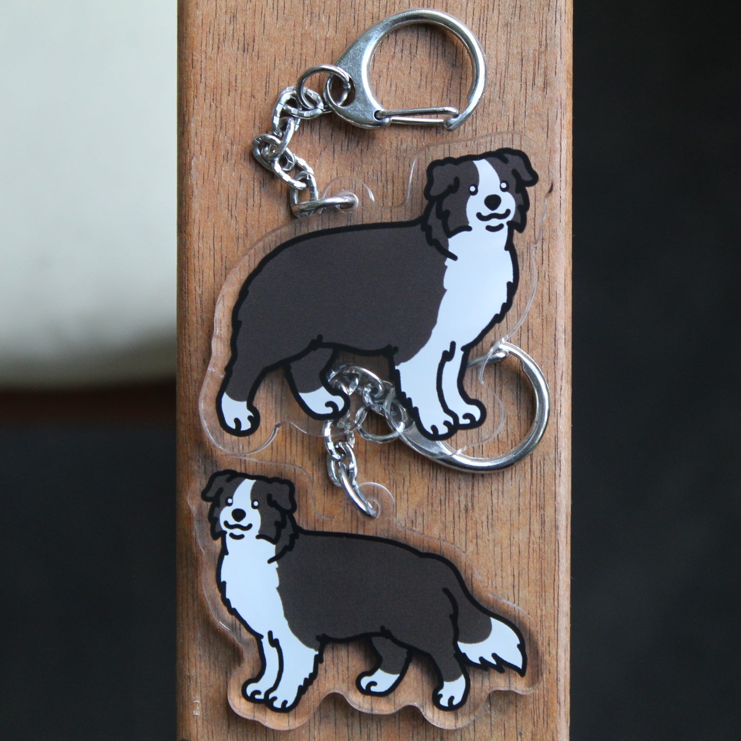 Australian Shepherd Dog Sticker - 3" American Shepherd Waterproof Sticker or 2" Keychain Herding