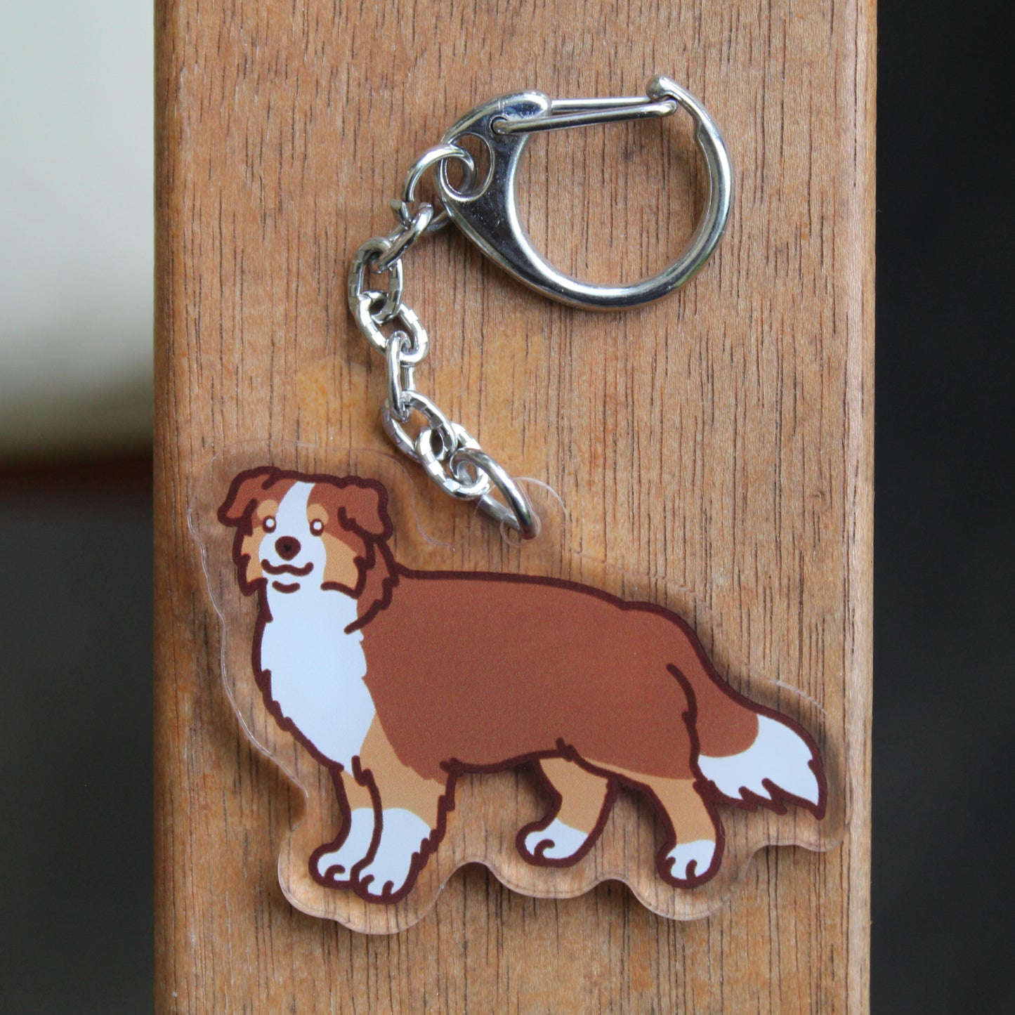 Australian Shepherd Dog Sticker - 3" American Shepherd Waterproof Sticker or 2" Keychain Herding