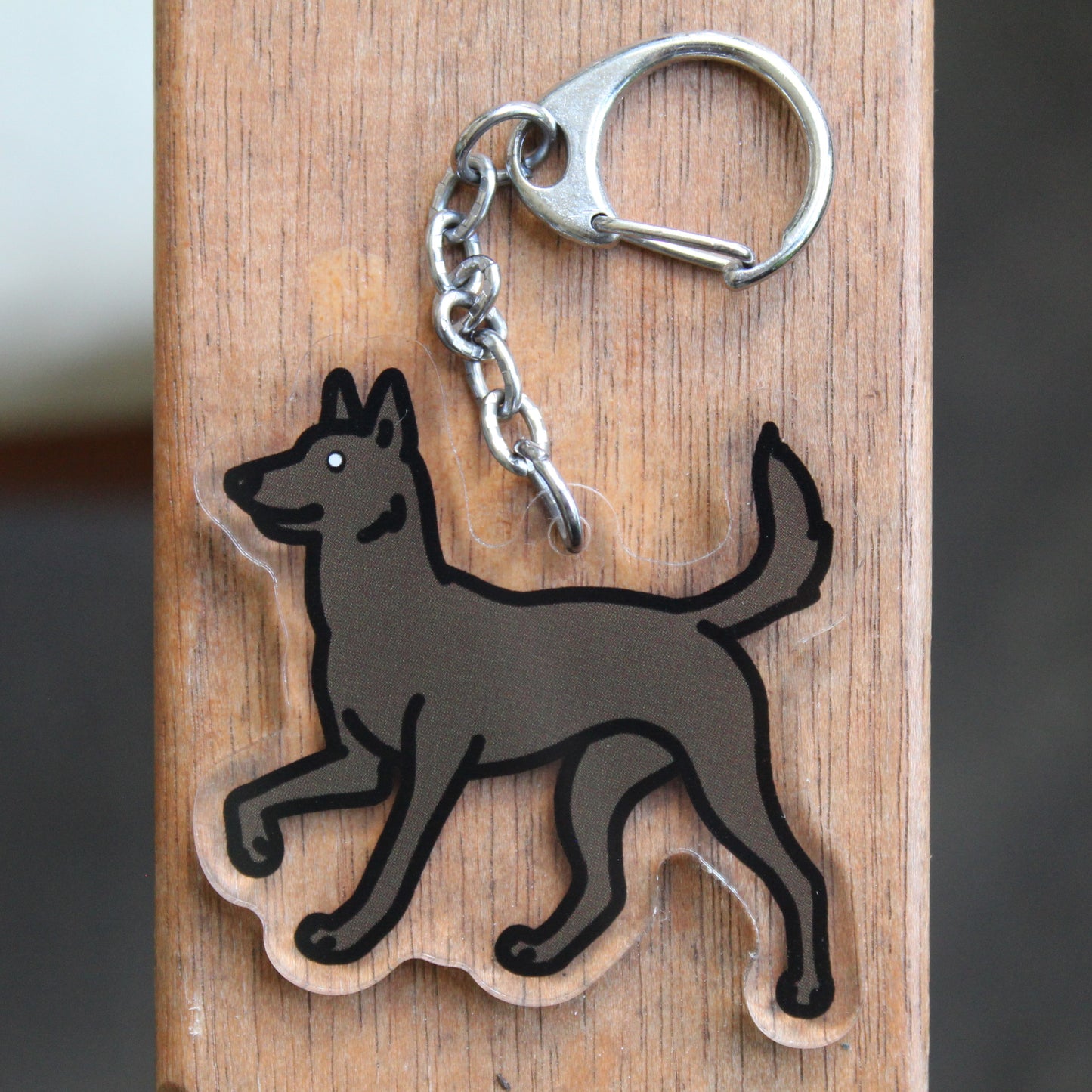 Belgian Malinois Dutch Shepherd Dog Sticker - 3" Waterproof Sticker or 2" Keychain Herding