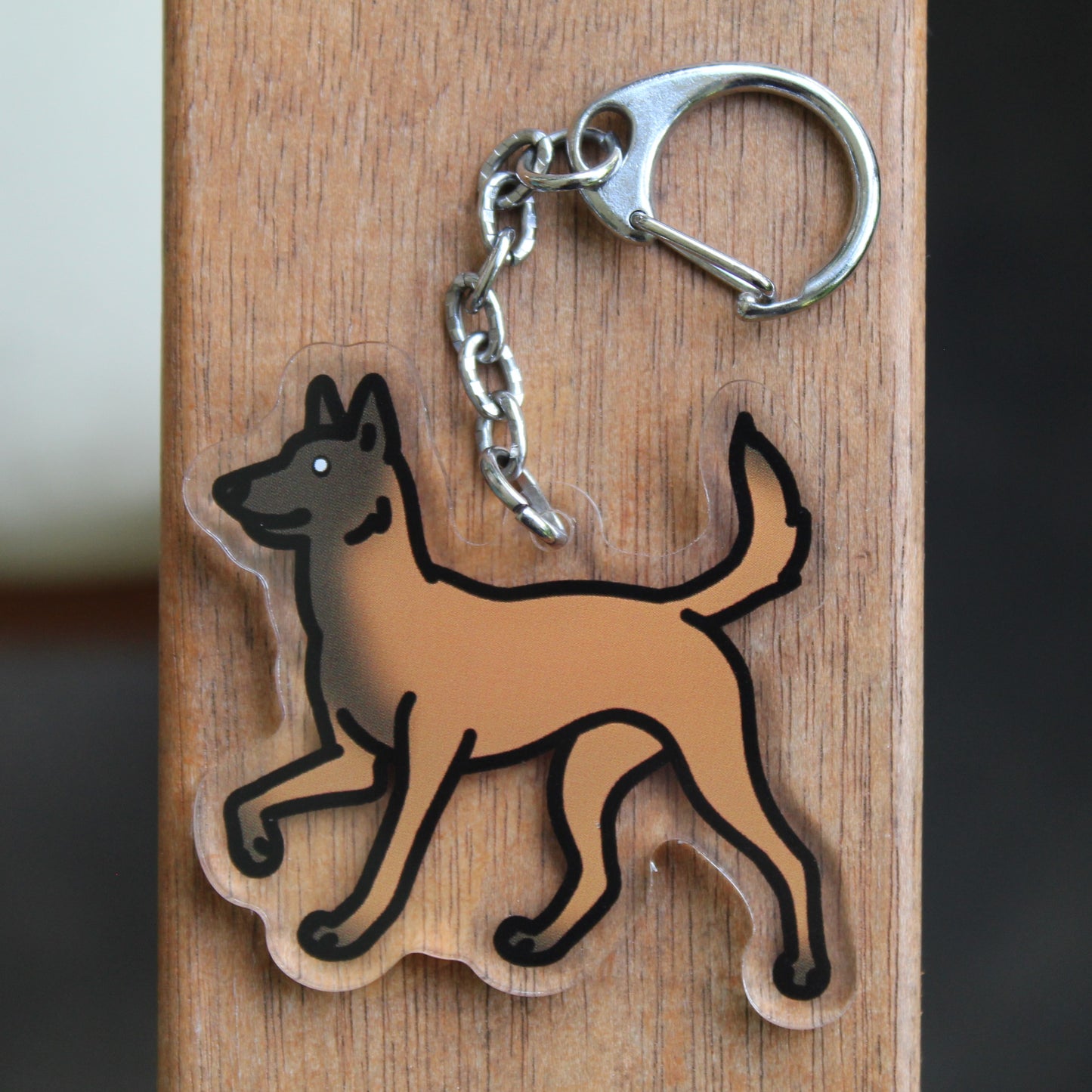 Belgian Malinois Dutch Shepherd Dog Sticker - 3" Waterproof Sticker or 2" Keychain Herding