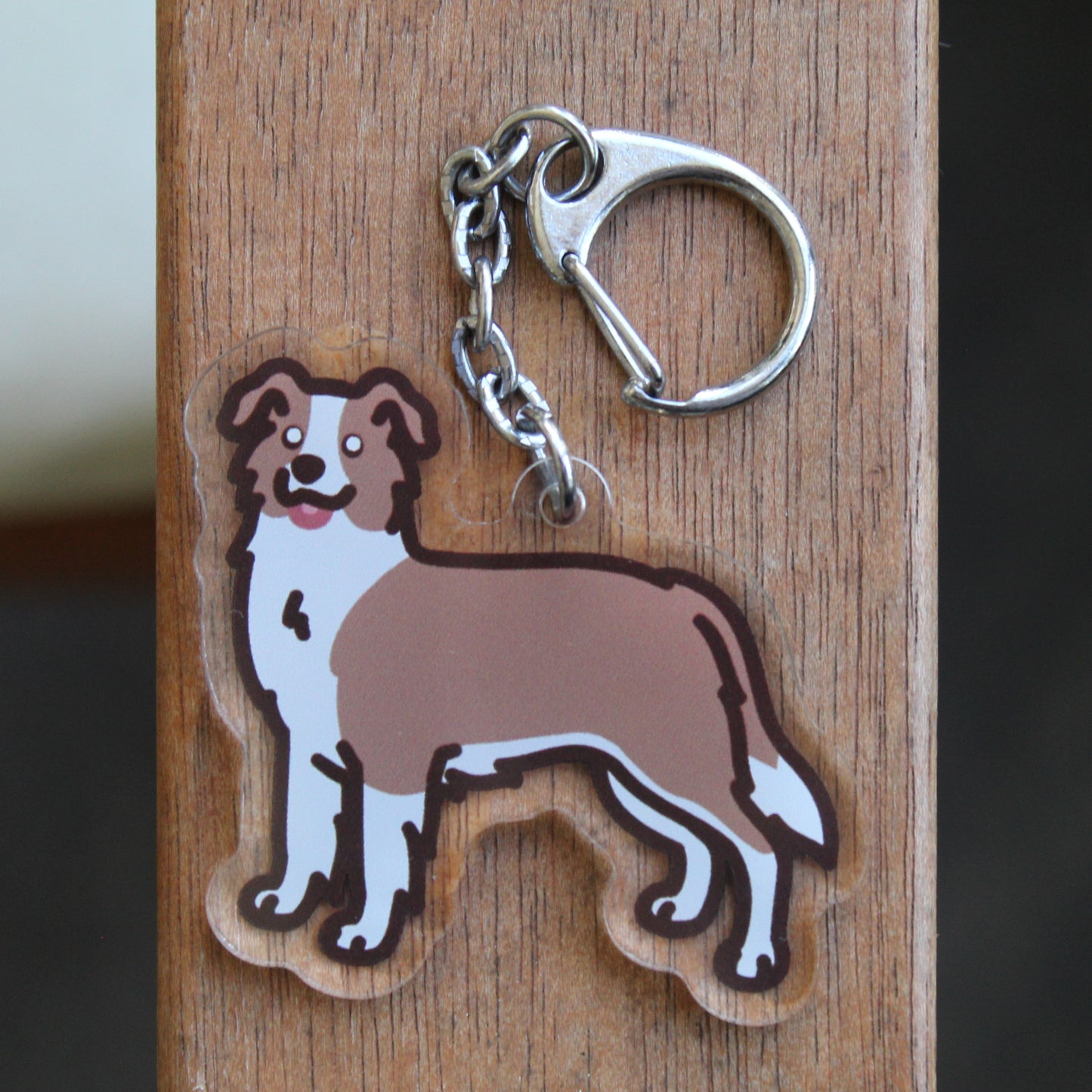 Border Collie Dog Sticker - 3" Waterproof Sticker or 2" Keychain Herding