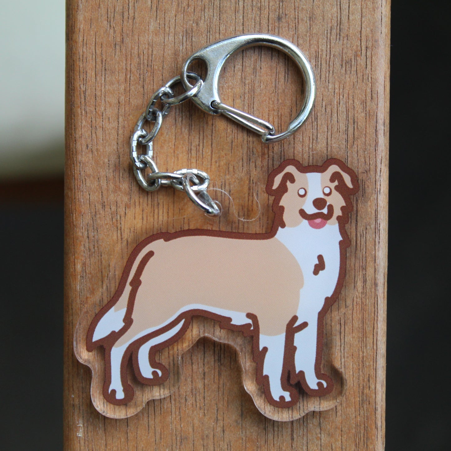 Border Collie Dog Sticker - 3" Waterproof Sticker or 2" Keychain Herding