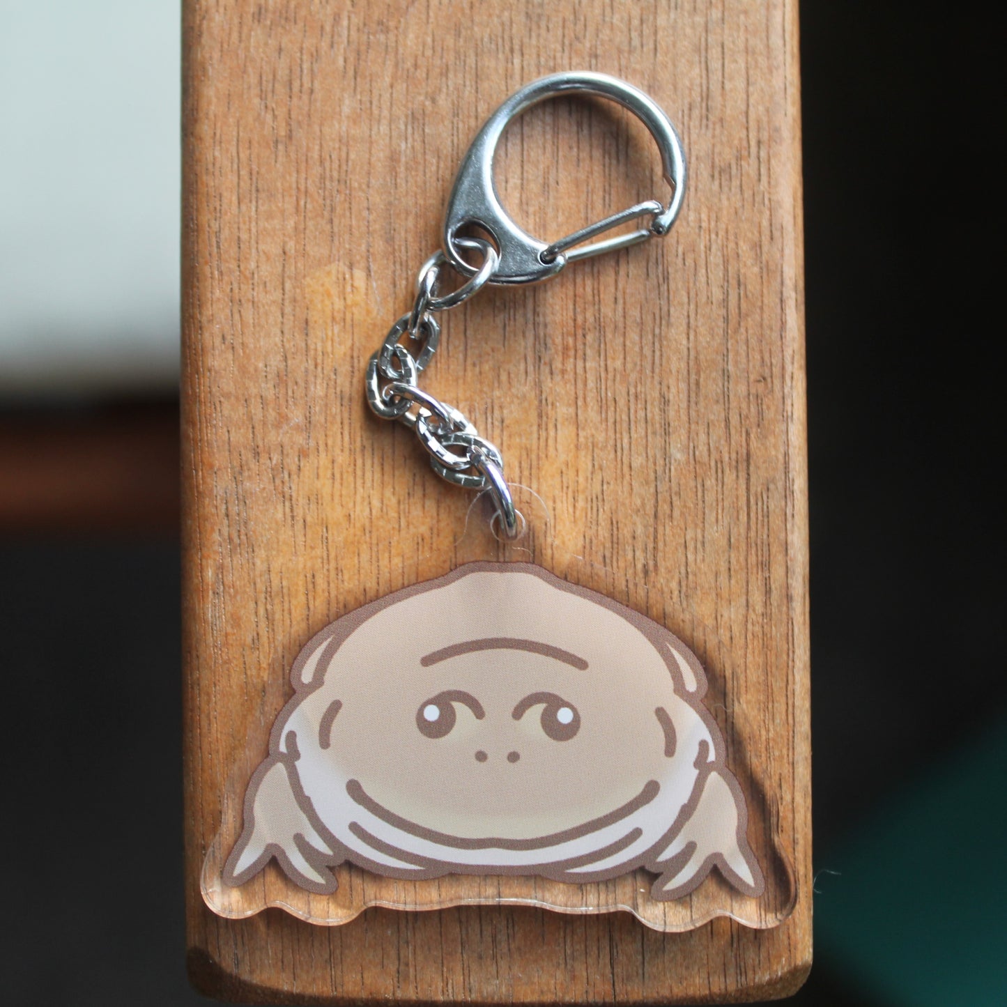 Budgett's Frog - Funny Pancake Frog 3" Sticker or 2" Keychain