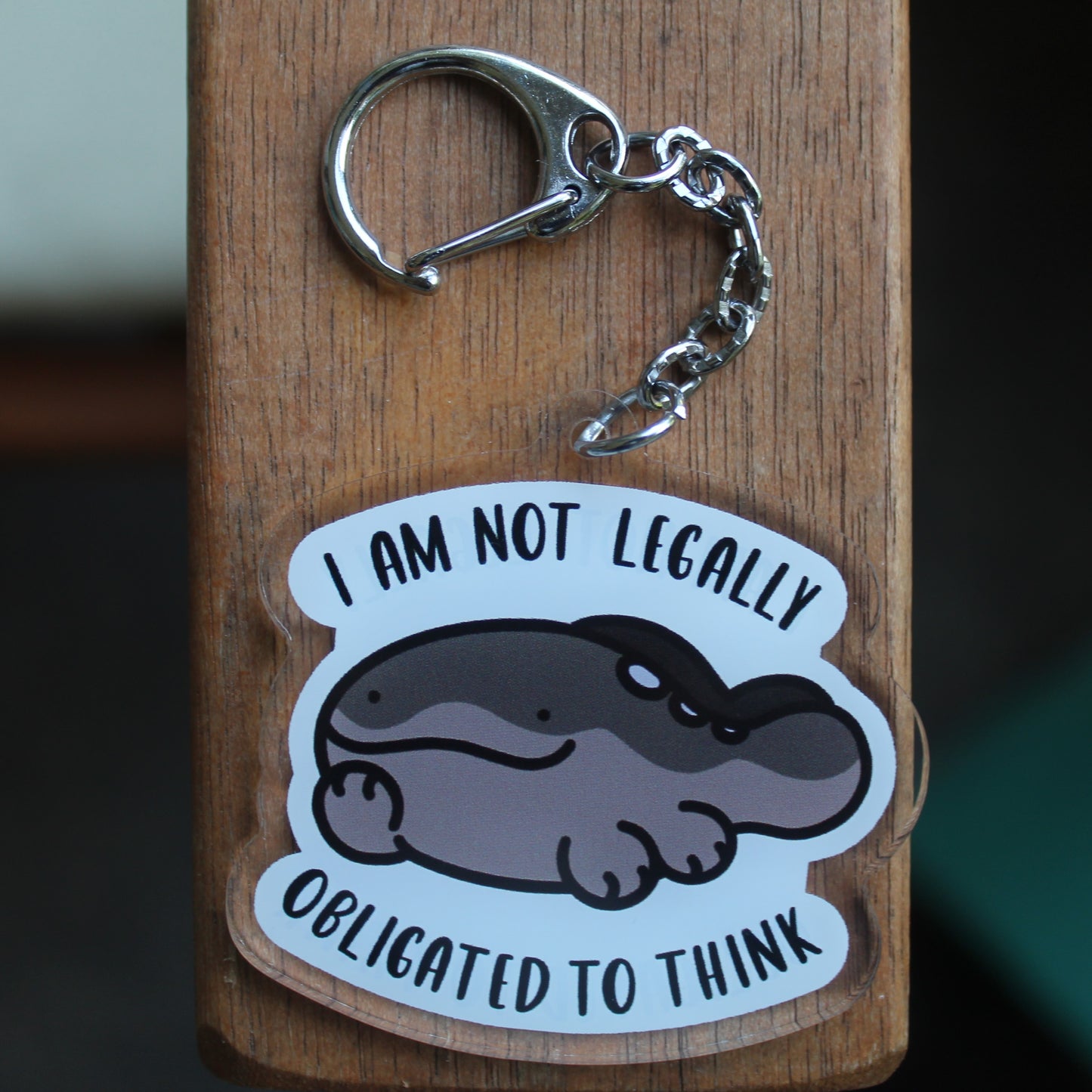I am NOT Legally Obligated to Think - 3" Clodsire Pokemon Sticker or 2" Keychain