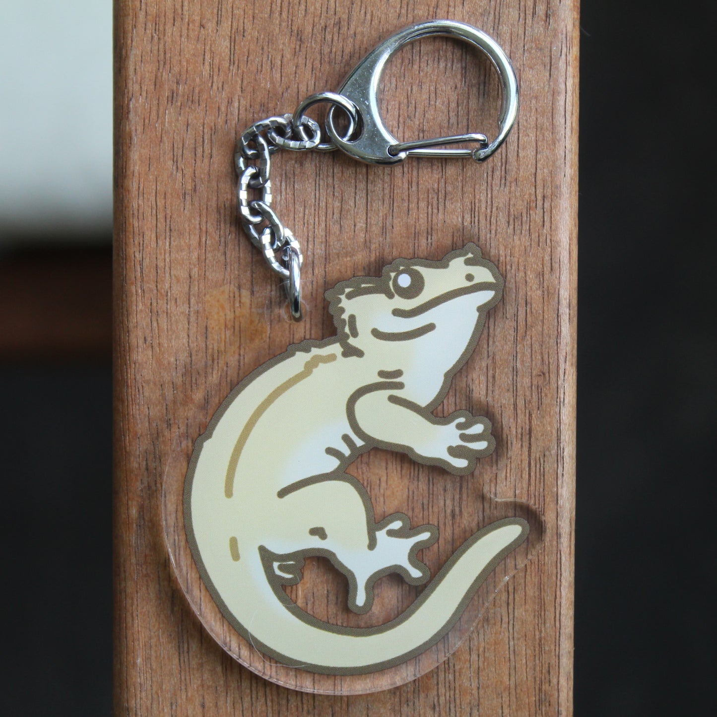 Crested Geckos - 3" Frog Butt/Stumpy and Full Tail Gecko Sticker or 2" Keycahin