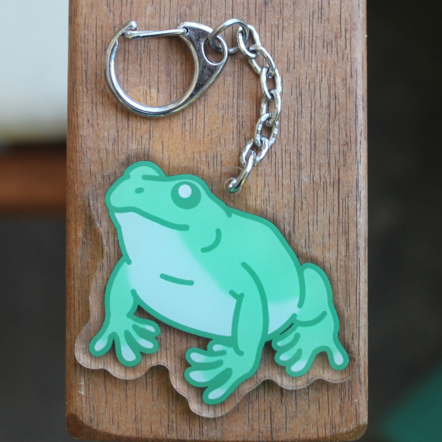 White's Tree Frog - Australian Dumpy Tree Frog 3" Sticker or 2" Keyhain