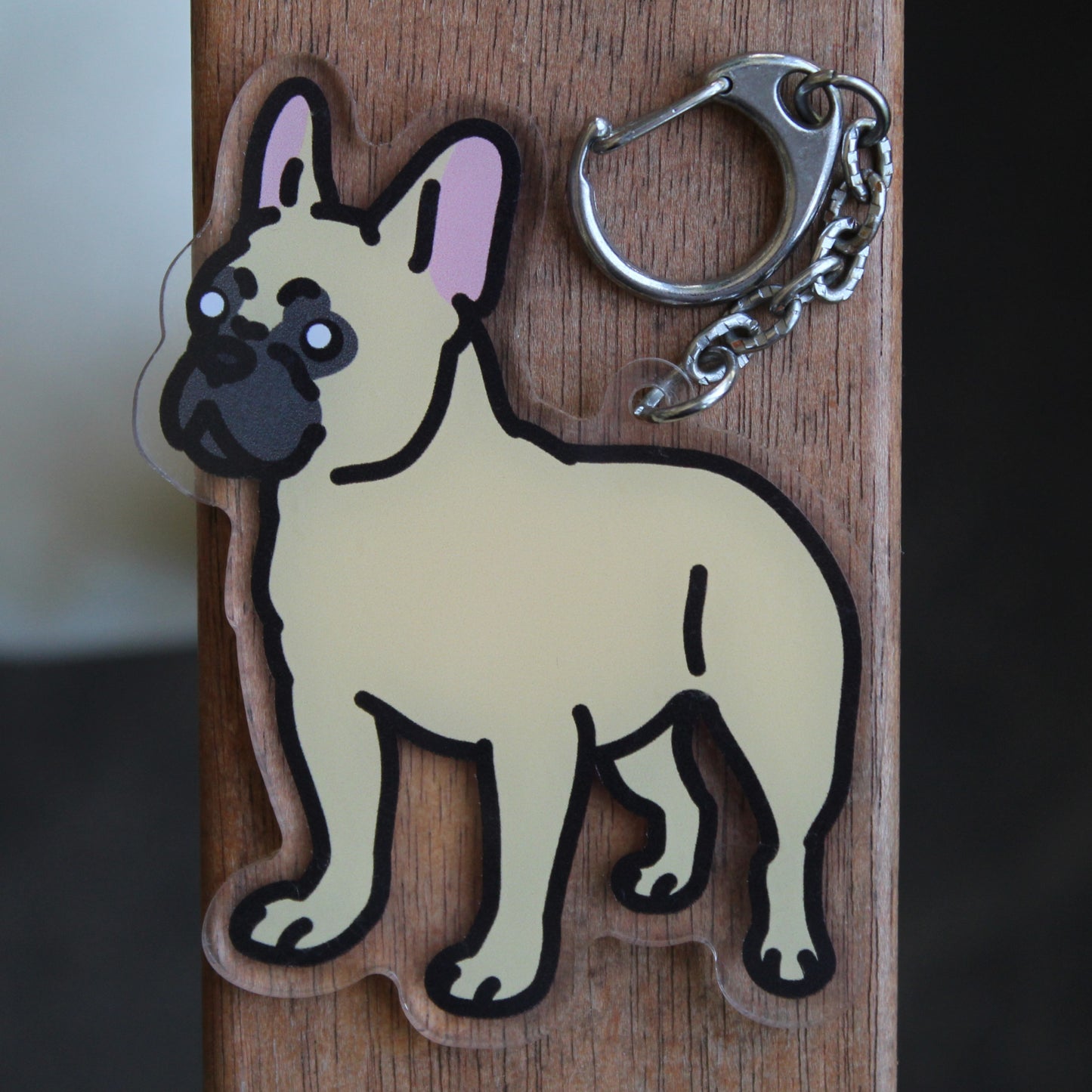 French Bulldog Sticker - 3" Sticker or 2" Keychain Non-Sporting