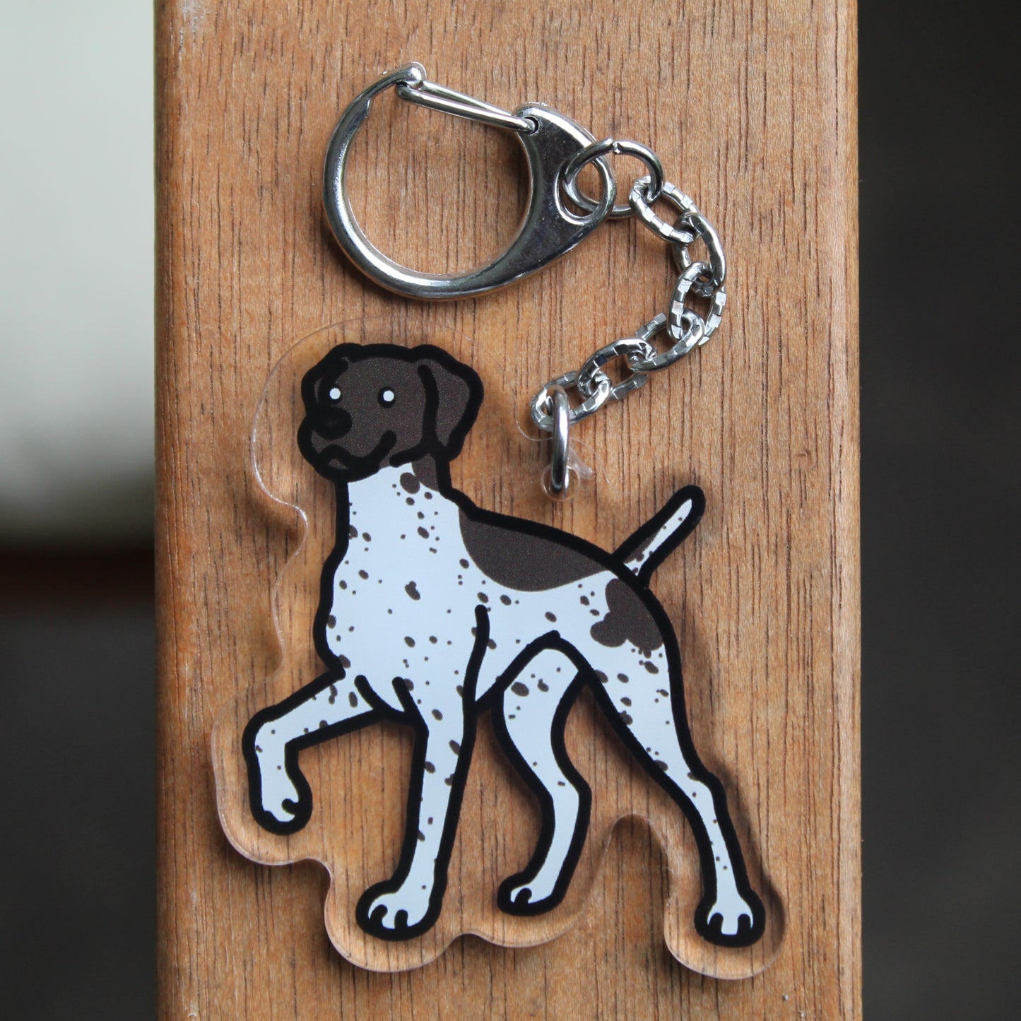 Pointer GSP - 3" English Pointer, German Shorthaired Pointer Dog Sticker or 2" Keychain Sporting