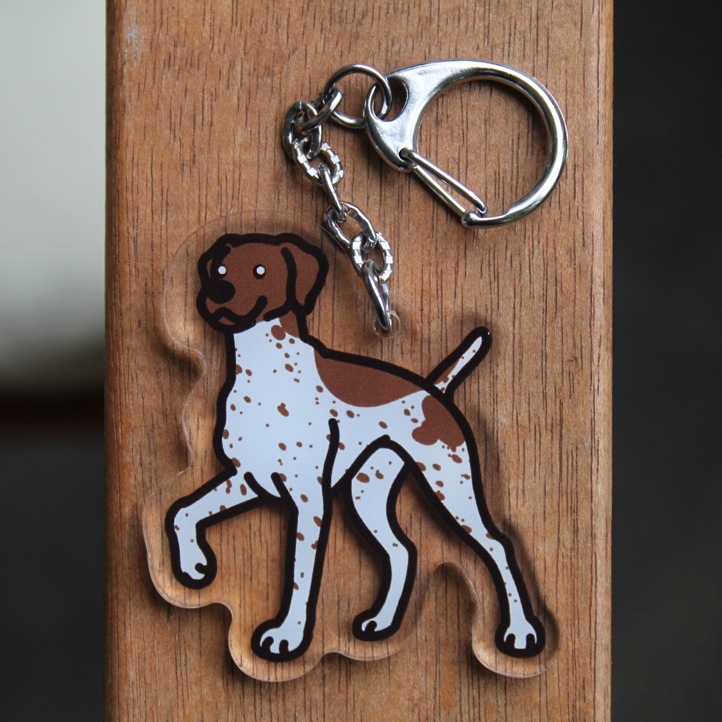 Pointer GSP - 3" English Pointer, German Shorthaired Pointer Dog Sticker or 2" Keychain Sporting