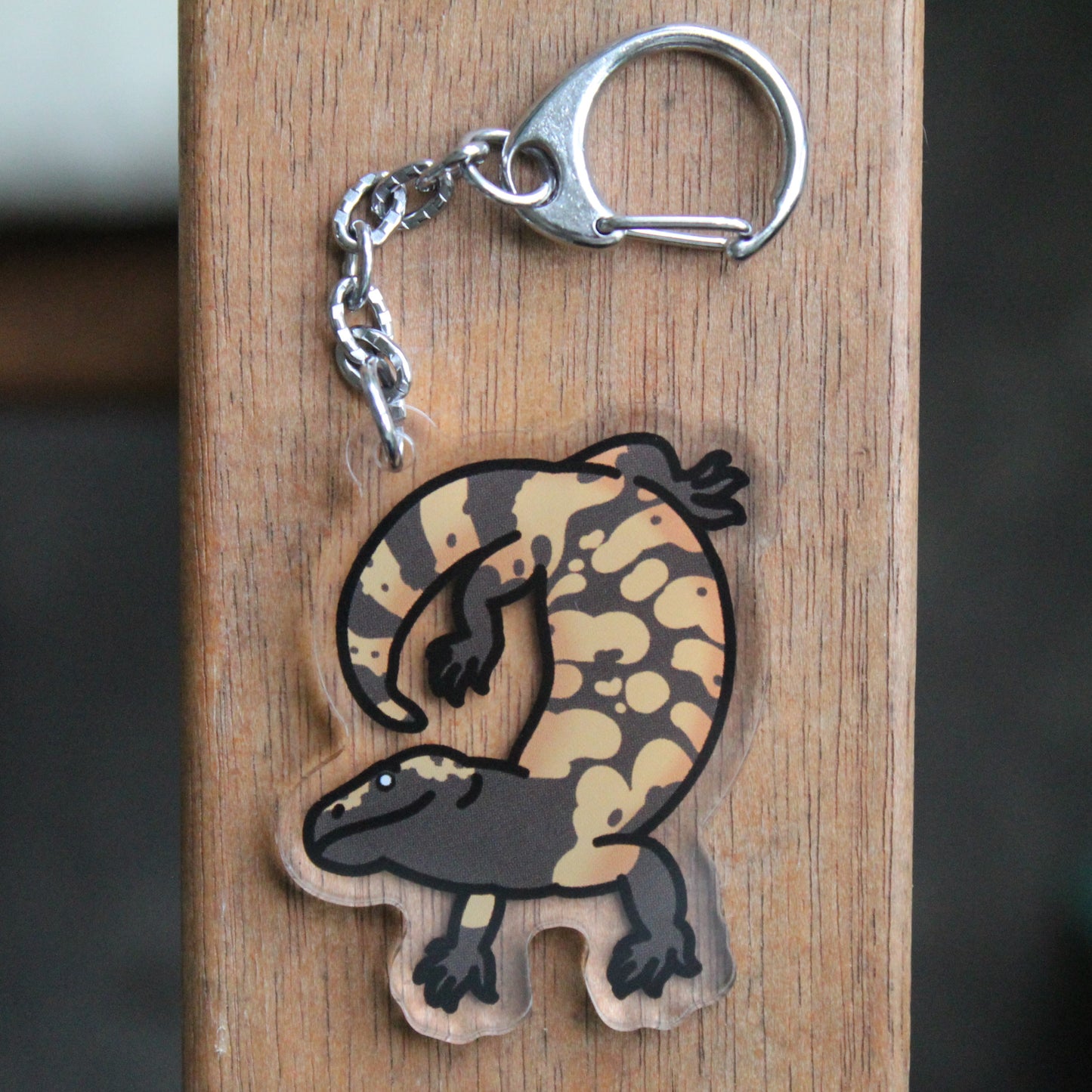 Gila Monster - 3" Mexican Beaded Lizard Sticker or 2" Keychain