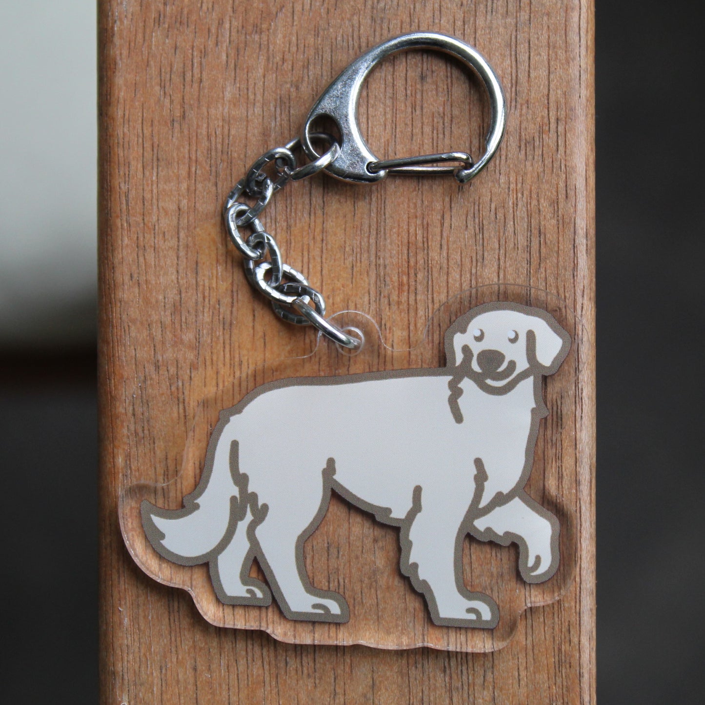 Golden Retriever - 3" Waterproof Sticker or 2" Keychain or 3" Keychain Sporting