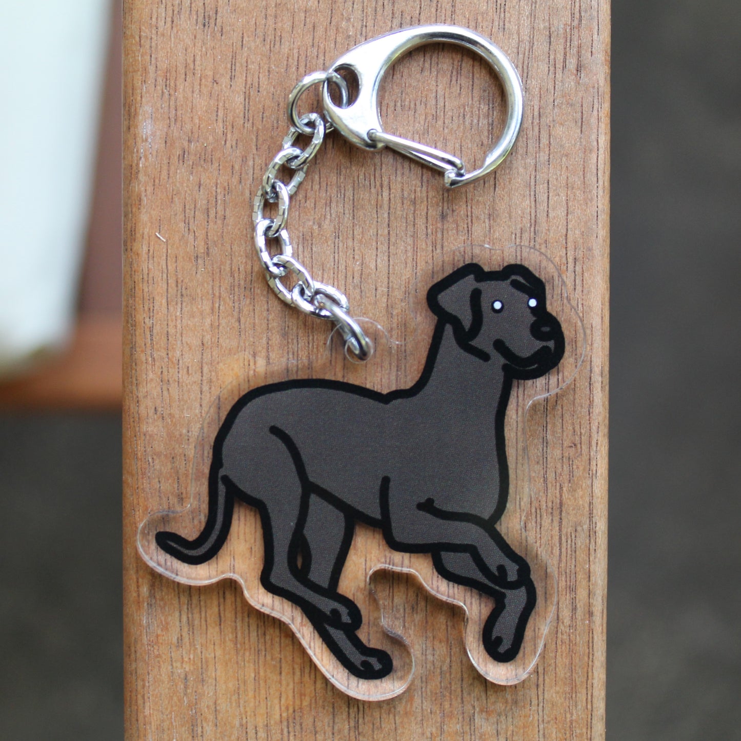 Great Dane - 3" Horse Dog Sticker or 2" Keychain Working
