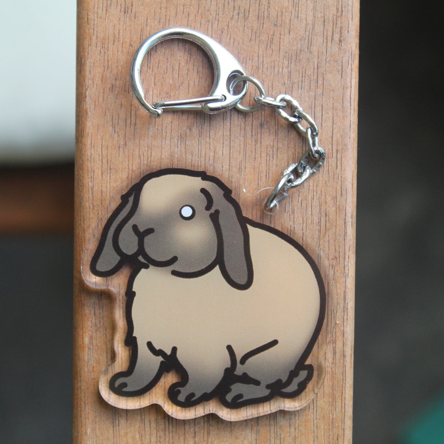 Holland Lop Sticker - 3" Holland or Other Lop Variety Rabbit Sticker or 2" Keychain