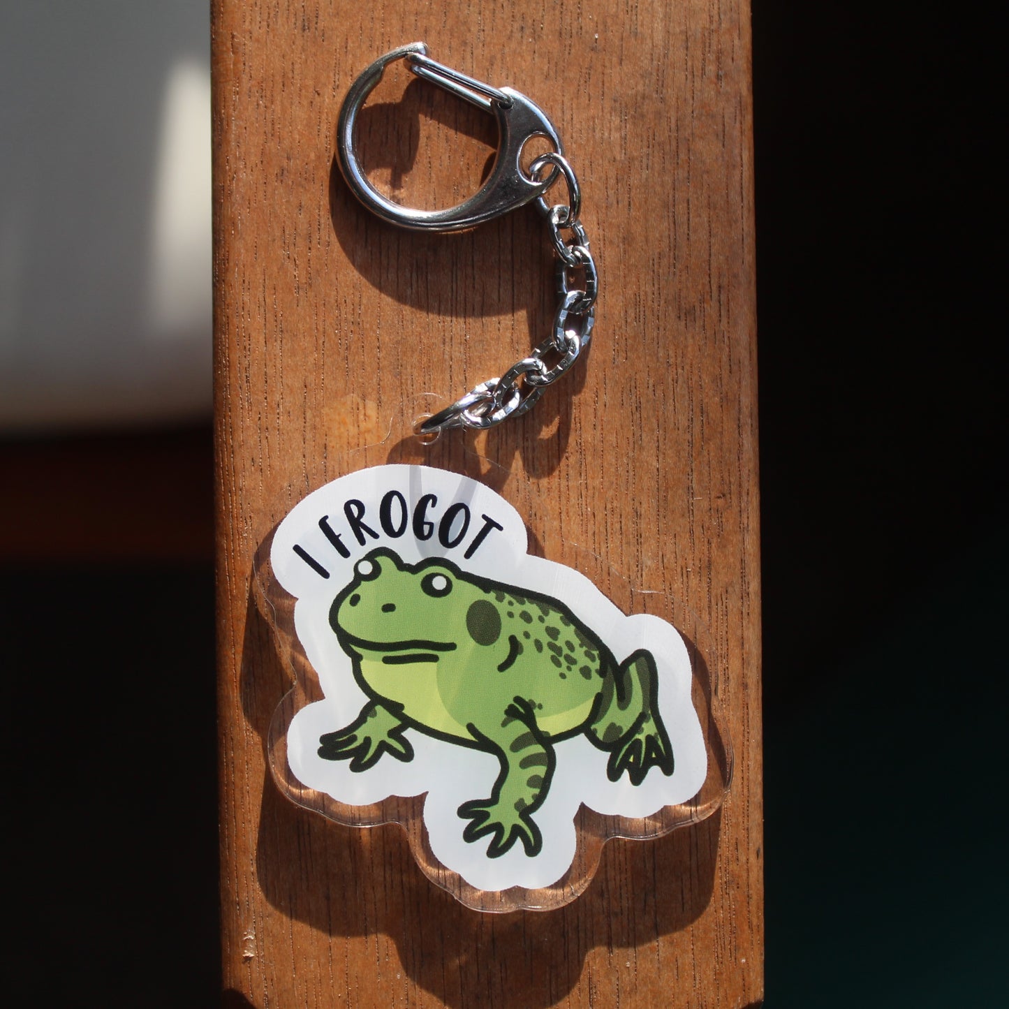 I Frogot, American Bullfrog - 3" Frog Sticker or 2" Keychain