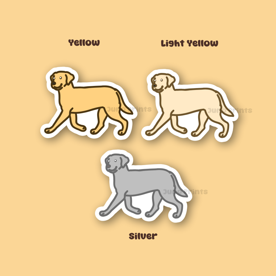 Labrador Retriever - 3" Waterproof Sticker or 2" Lab Keychain Sporting