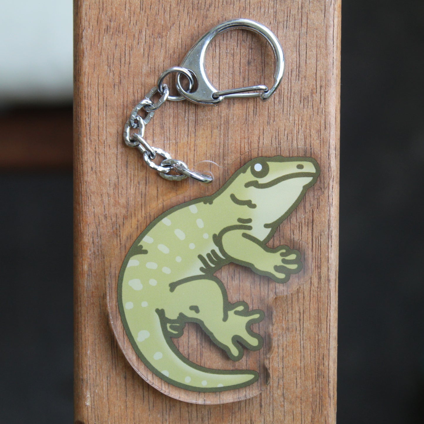 Leachie Gecko - 3" New Caledonian Giant Gecko, Leach's Giant, Leachianus Sticker or 2" Keychain