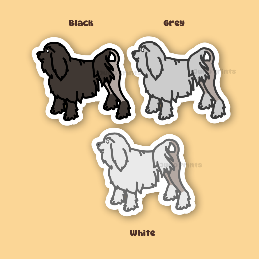 Löwchen Little Lion Dog Sticker - 3" Waterproof Sticker Non-Sporting