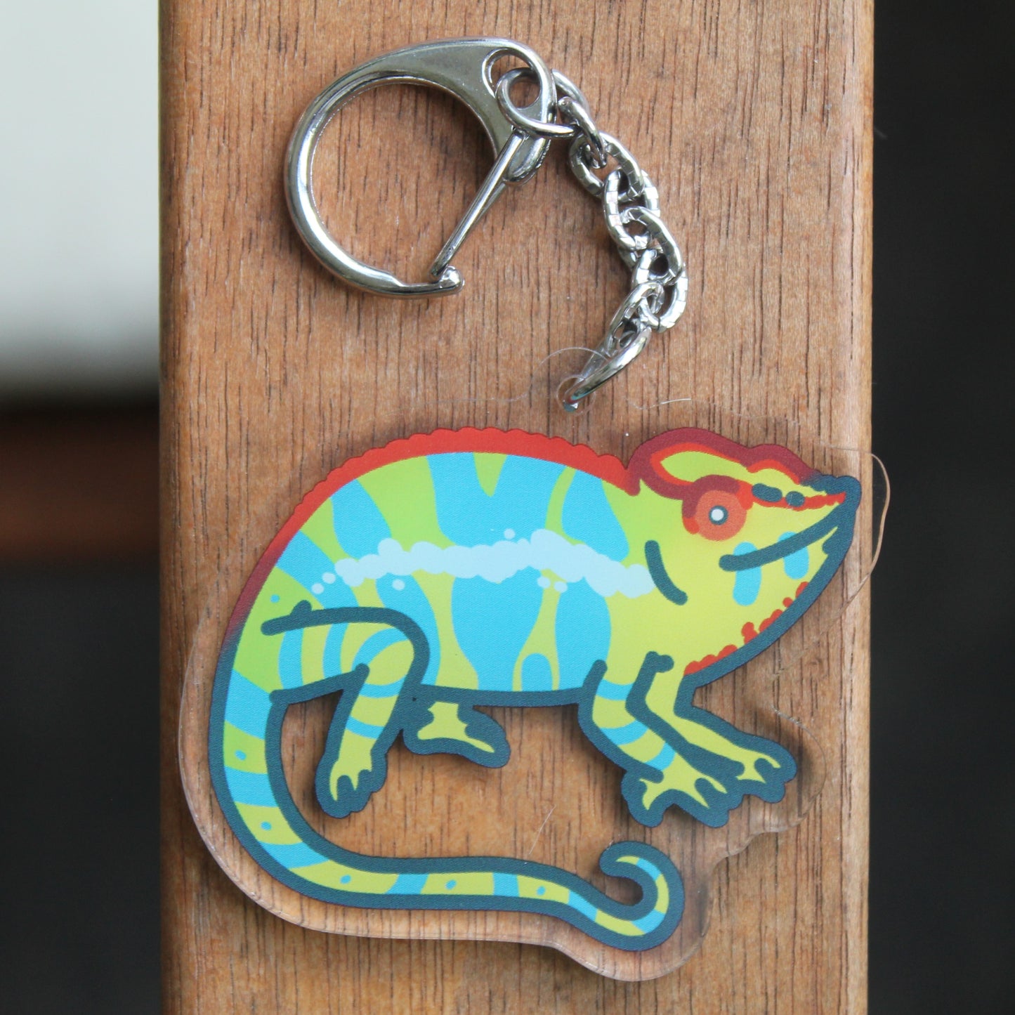 Panther Chameleon - 3" Chameleon Sticker or 2" Keychain