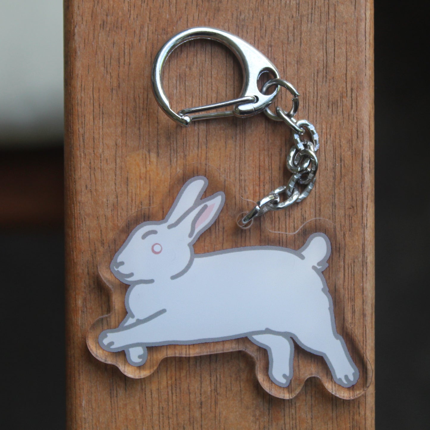 Rabbit - 3" Waterproof, UV-Resistant Sticker or 2" Acrylic Keychain - American, Dutch, Cinnamon, Sable, Rex, Californian/Himalayan Bunny