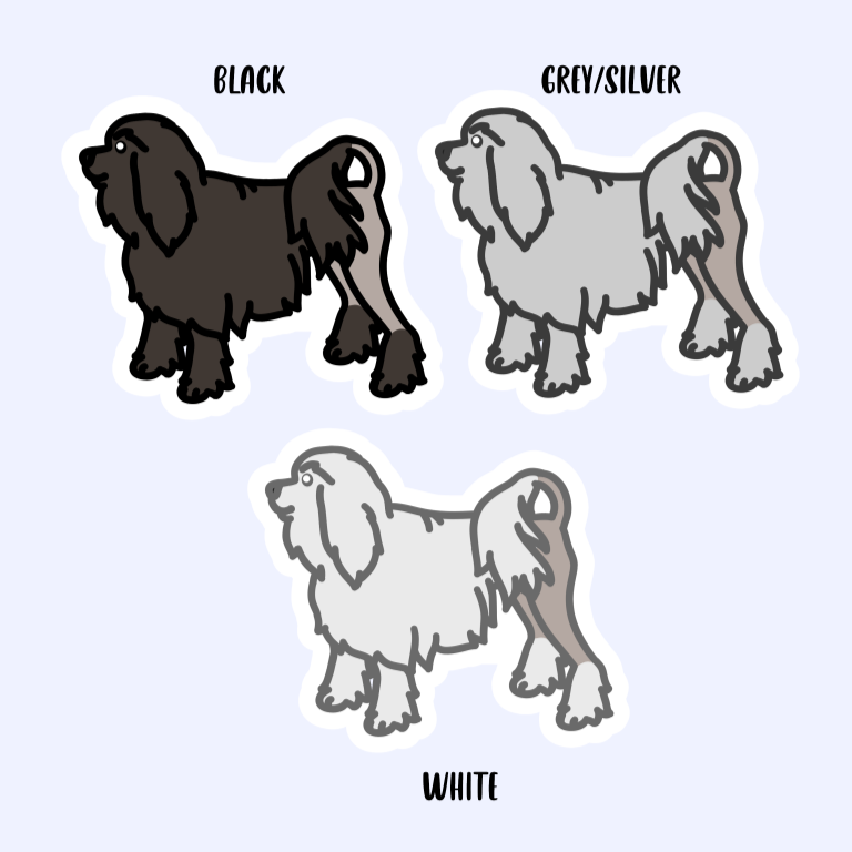 Löwchen Little Lion Dog Sticker - 3" Waterproof Sticker