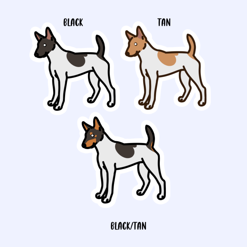 Rat Terrier - 3" Waterproof Sticker