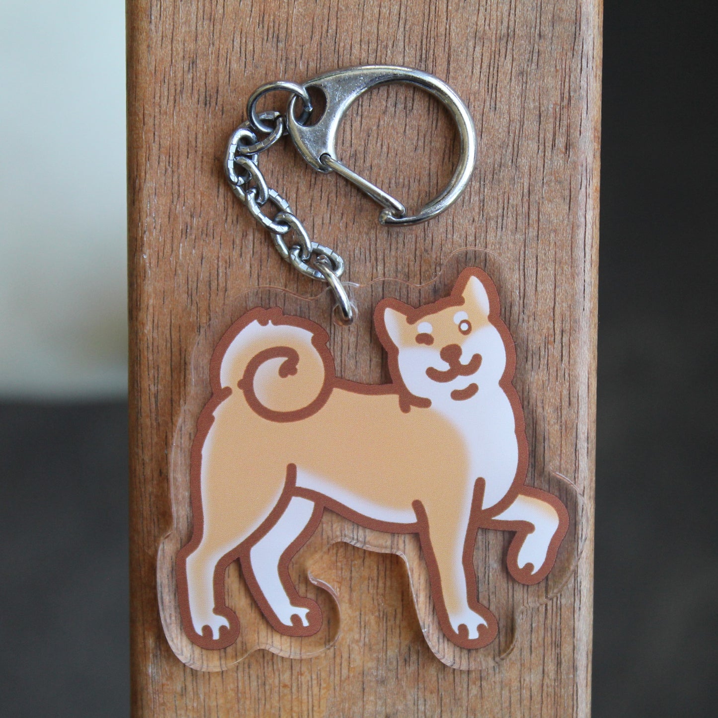 Shiba Inu - 3" Waterproof Sticker or 2" or 3" Keychain Non-Sporting