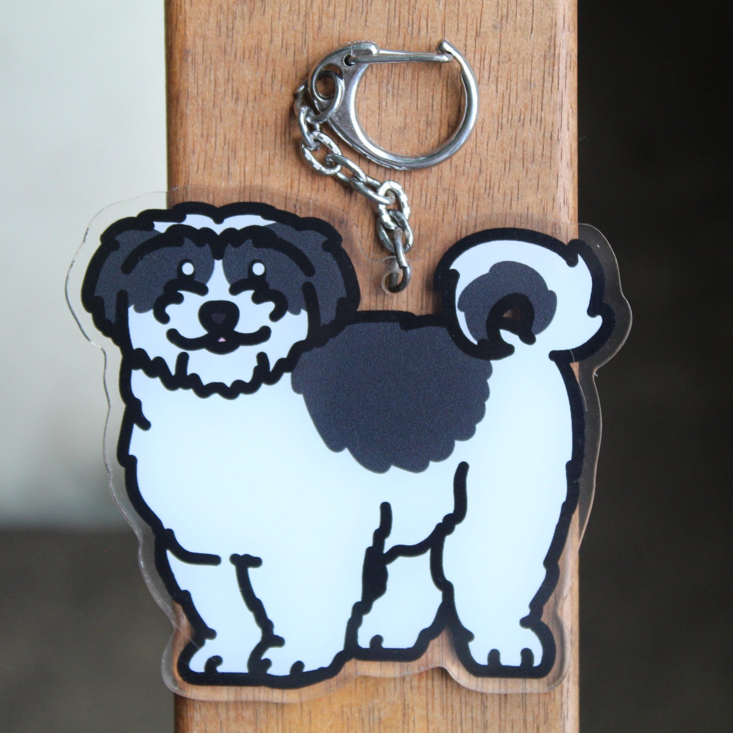 Fluffy Shih Tzu - 3" Dog Sticker or 2" Keychain or 3" Keychain Toy