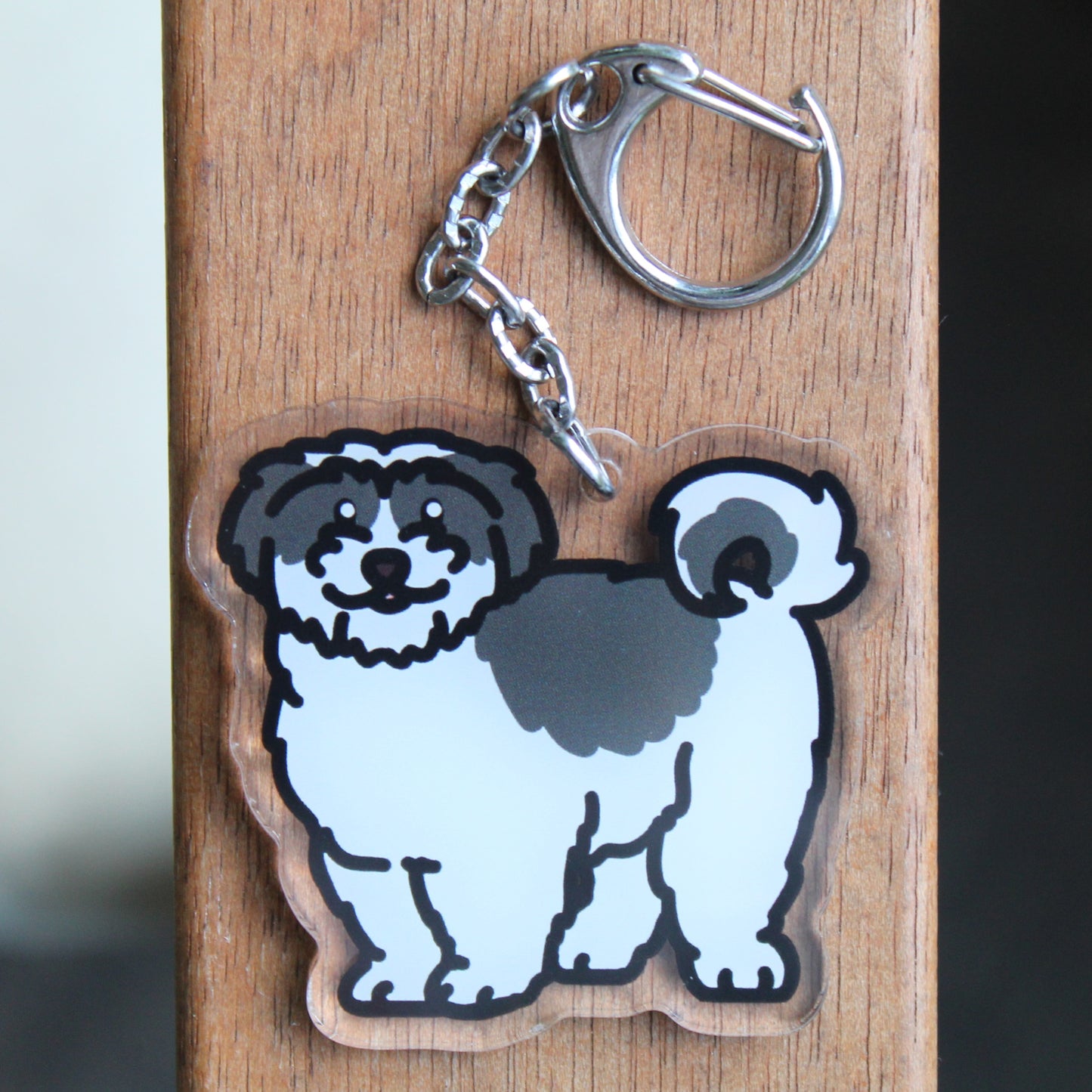 Fluffy Shih Tzu - 3" Dog Sticker or 2" Keychain or 3" Keychain Toy