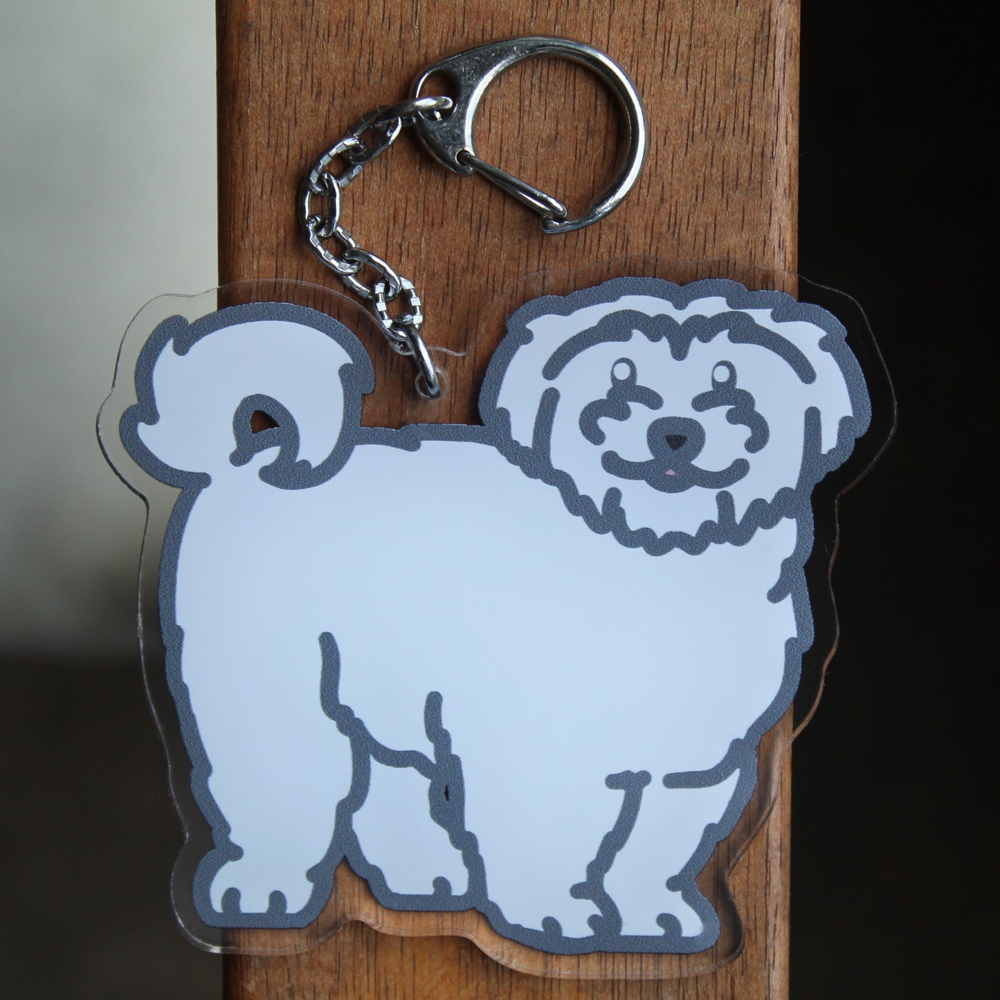 Fluffy Shih Tzu - 3" Dog Sticker or 2" Keychain or 3" Keychain Toy