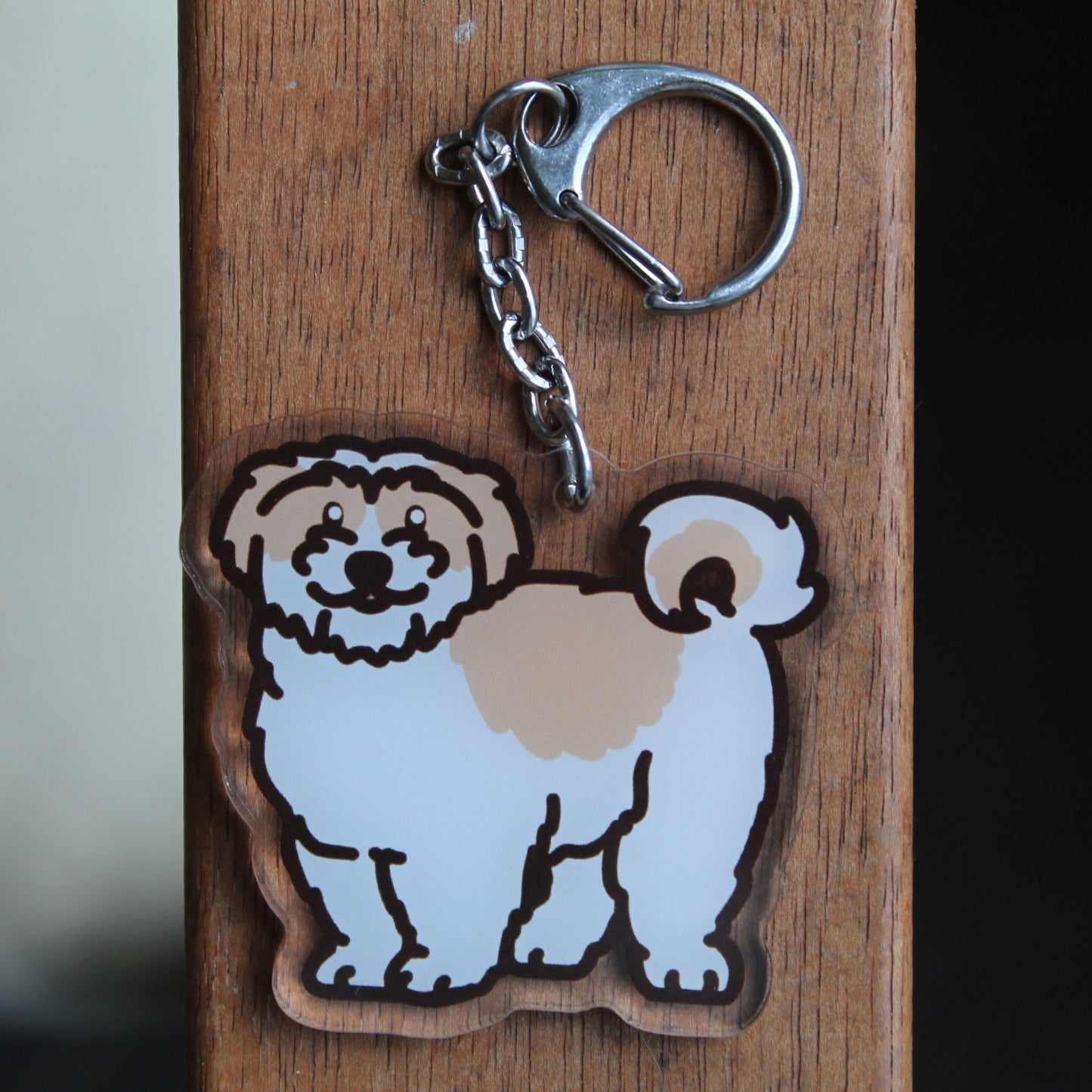Fluffy Shih Tzu - 3" Dog Sticker or 2" Keychain or 3" Keychain Toy