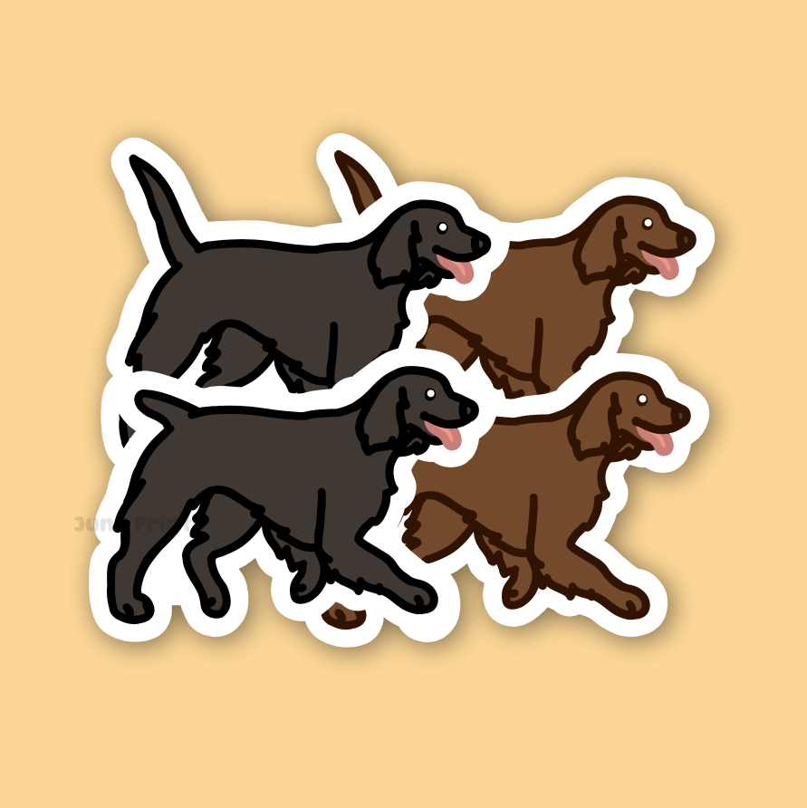 Boykin American Water Spaniel Field Spaniel - 3" Waterproof Sticker Sporting