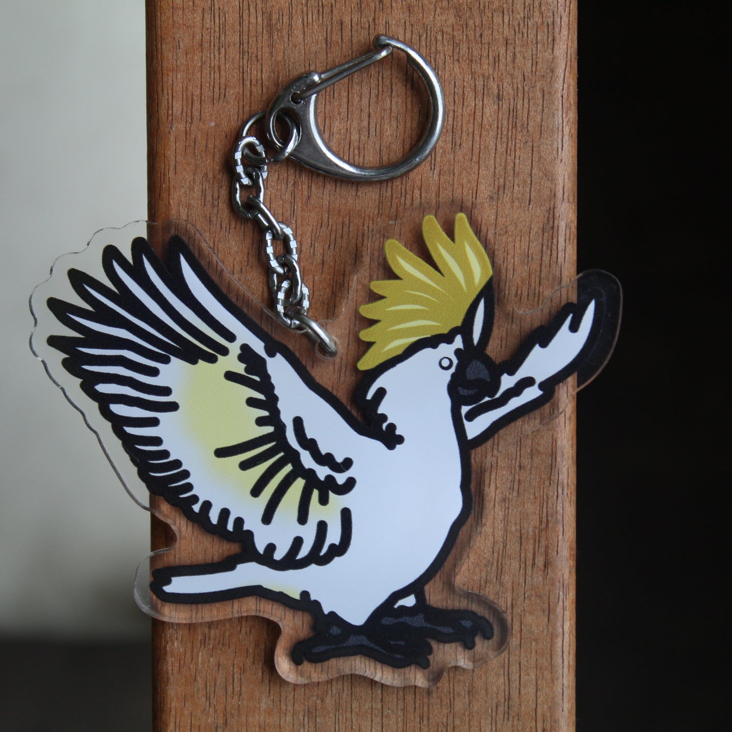Cockatoo Sticker - 3" Umbrella, Sulphur-Crested, Citron-Crested, Moluccan, Major-Mitchells Sticker or 2" Keychain