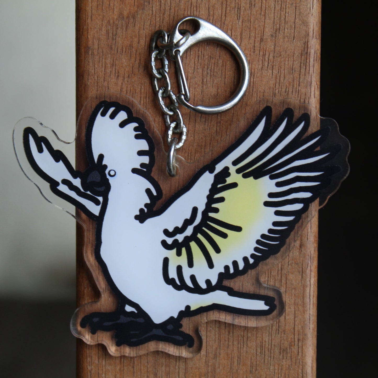 Cockatoo Sticker - 3" Umbrella, Sulphur-Crested, Citron-Crested, Moluccan, Major-Mitchells Sticker or 2" Keychain
