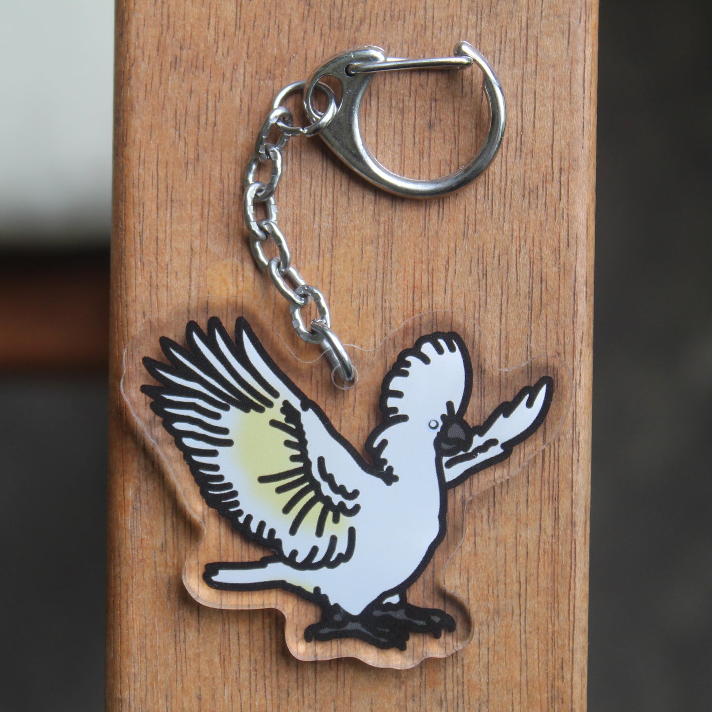 Cockatoo Sticker - 3" Umbrella, Sulphur-Crested, Citron-Crested, Moluccan, Major-Mitchells Sticker or 2" Keychain