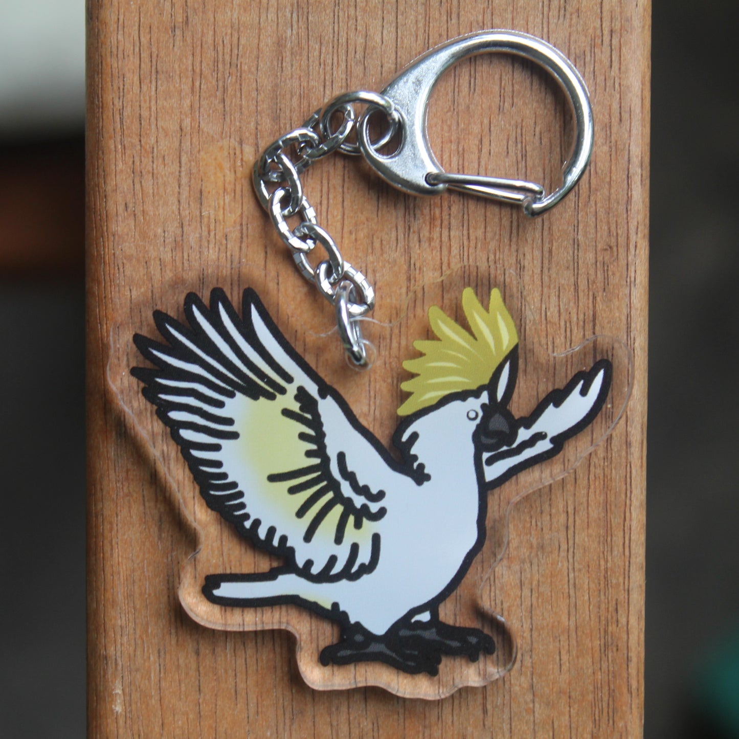Cockatoo Sticker - 3" Umbrella, Sulphur-Crested, Citron-Crested, Moluccan, Major-Mitchells Sticker or 2" Keychain