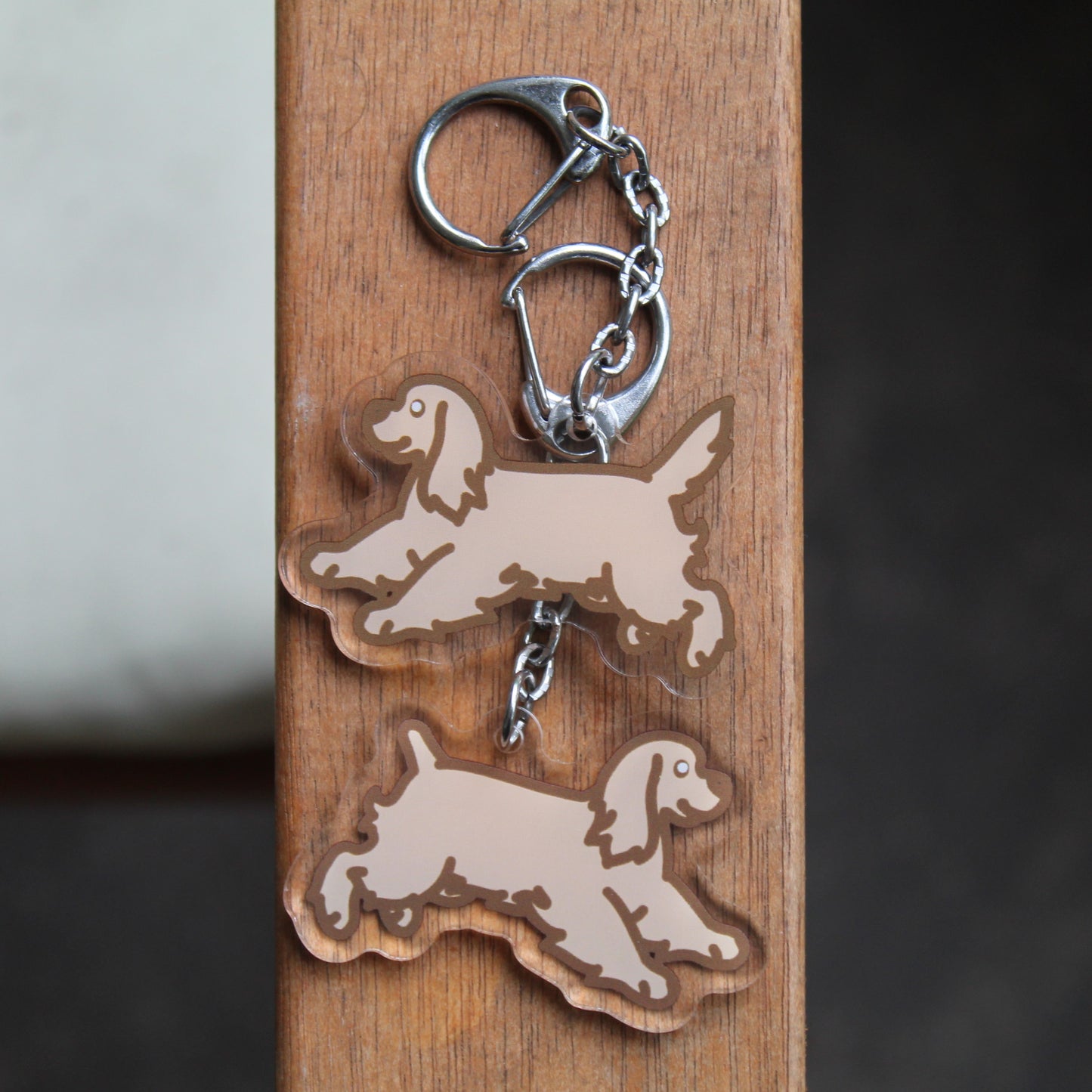 American Cocker Spaniel - 3" Sticker or 2" AmCock Keychain Sporting