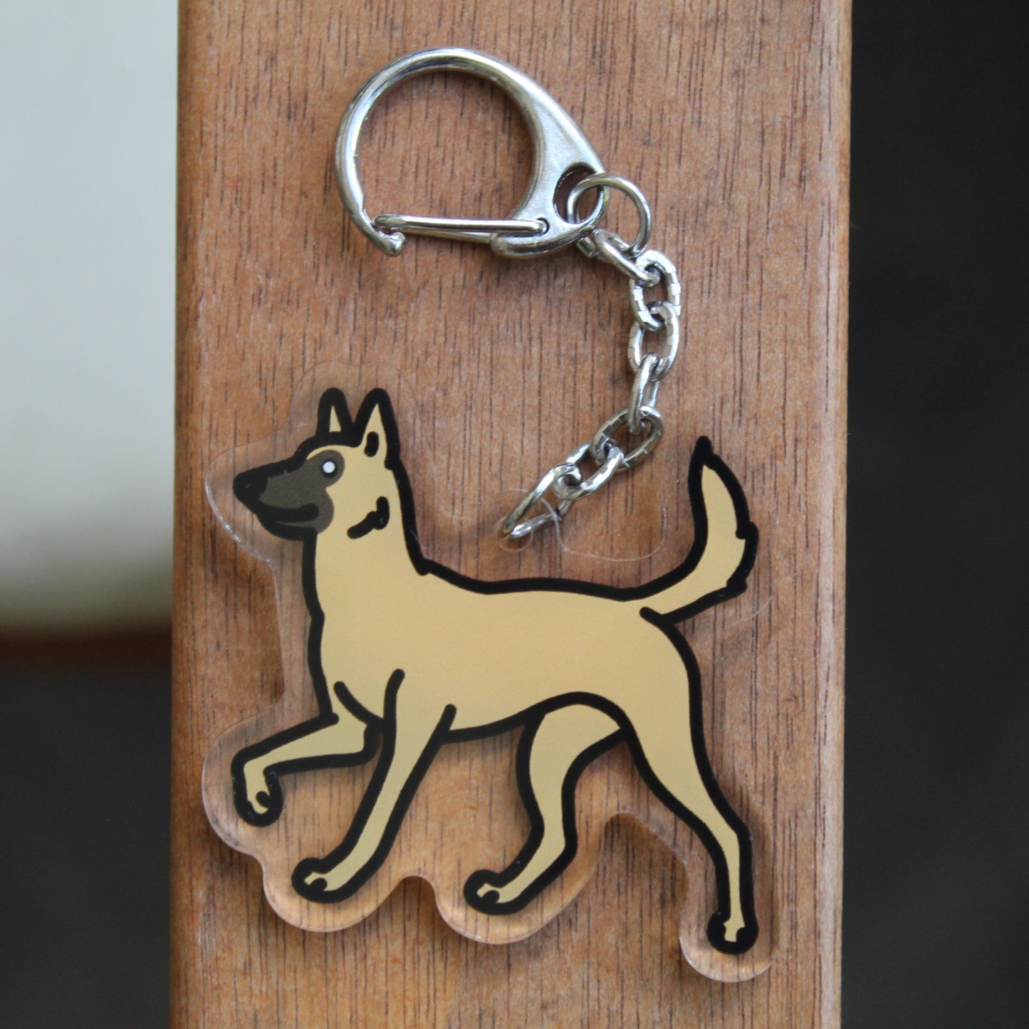 Belgian Malinois Dutch Shepherd Dog Sticker - 3" Waterproof Sticker or 2" Keychain Herding