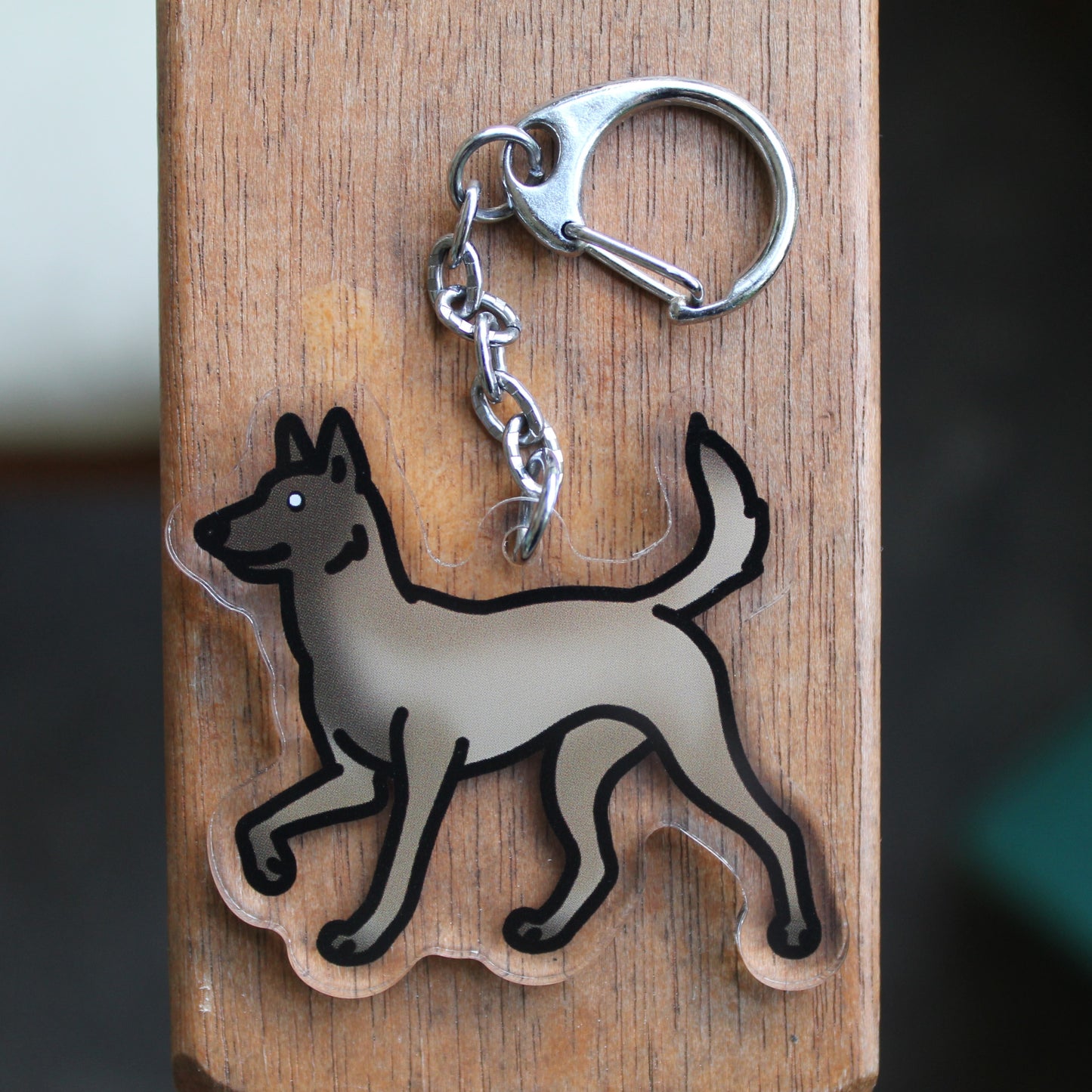 Belgian Malinois Dutch Shepherd Dog Sticker - 3" Waterproof Sticker or 2" Keychain Herding