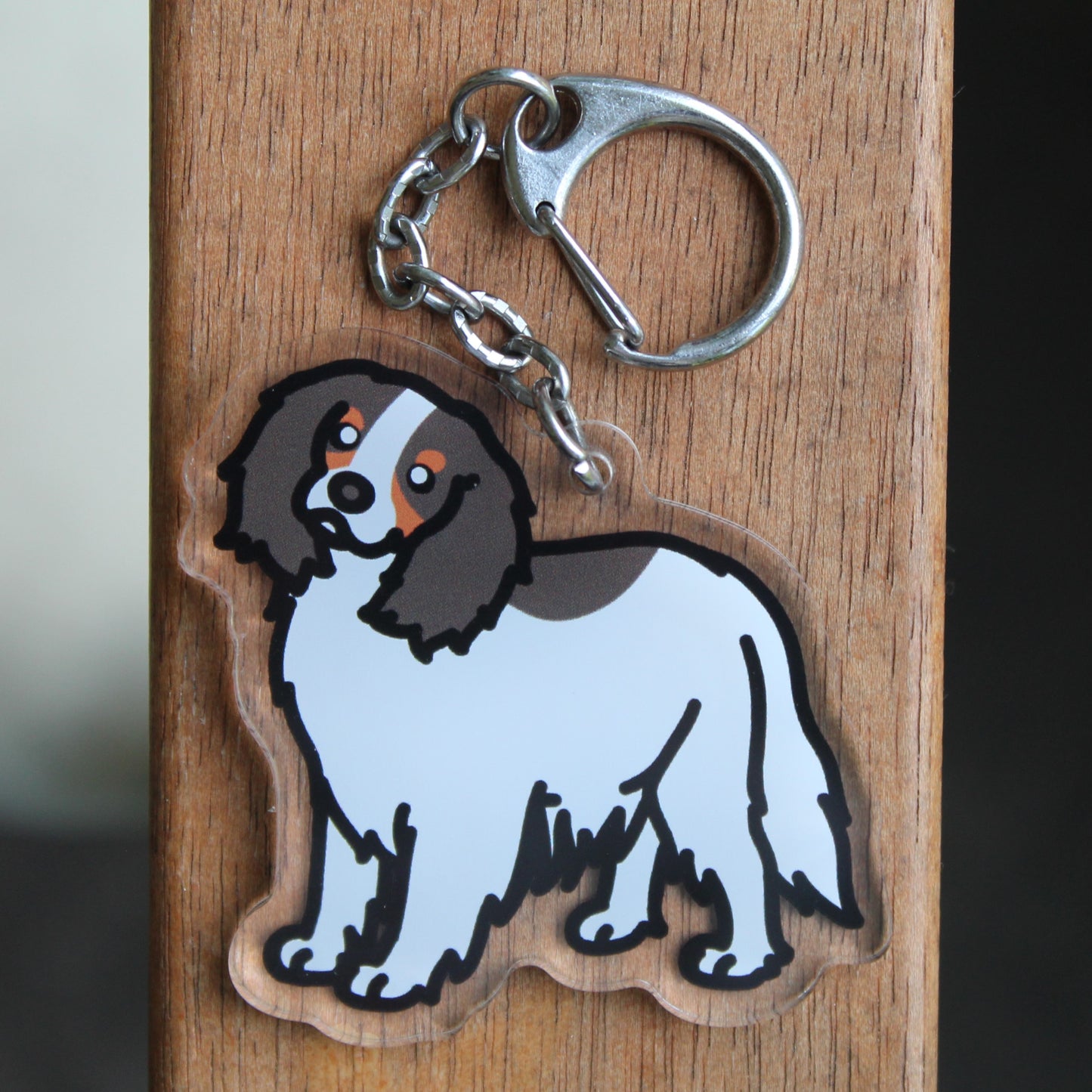 Cavalier King Charles Spaniel - 3" Cavy Dog Spaniel Sticker or 2" Keychain Toy