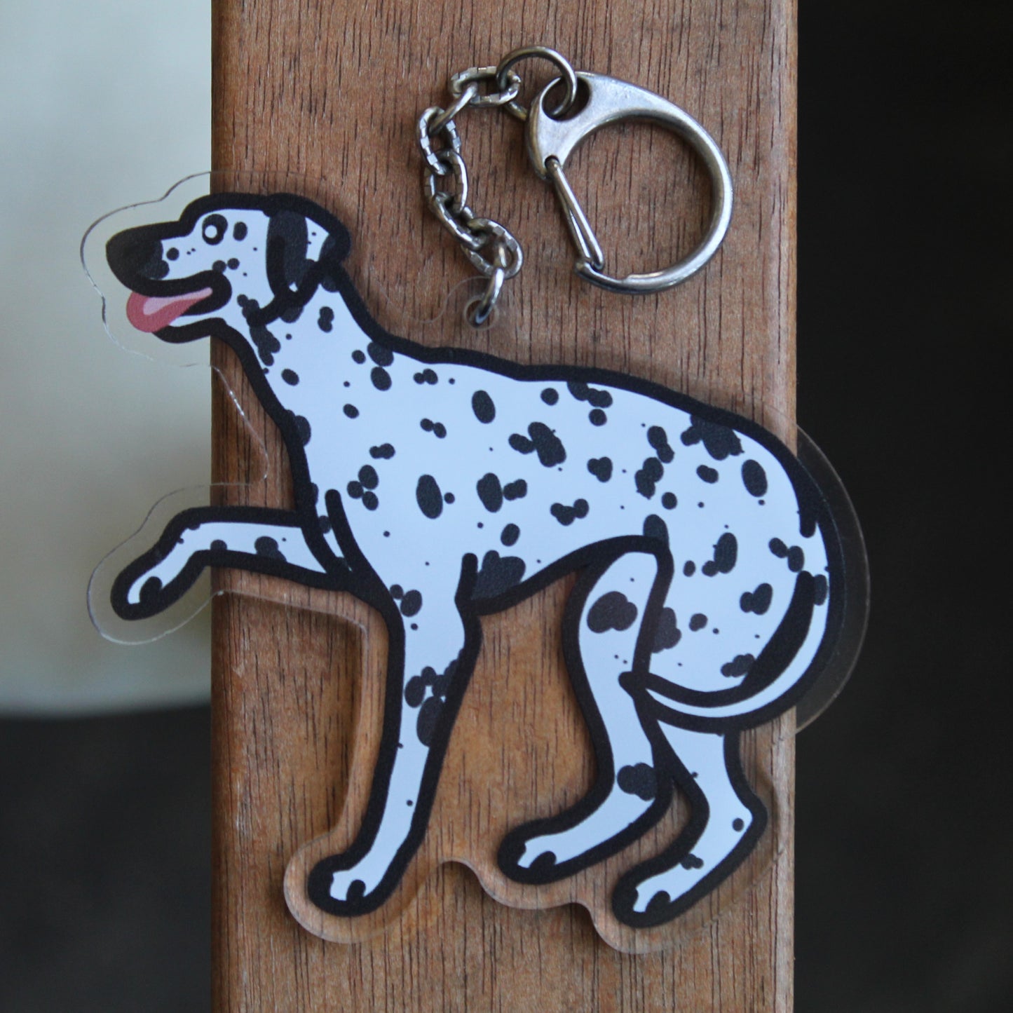 Dalmatian Dog - 3" Sticker or 3" Keychain Carriage Dog Non-Sporting
