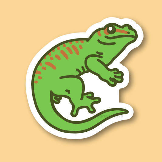Giant Day Gecko - 3" Madagascan Day Gecko Sticker