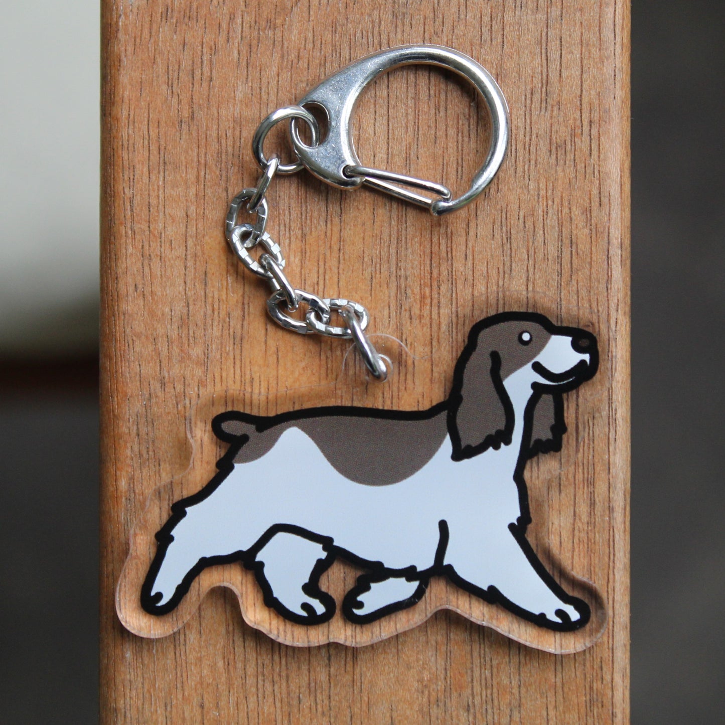 English Cocker, Springer Spaniel - 3" Waterproof, UV-Resistant Sticker or 2" Acrylic Keychain - Field Work Working Show Dog Sporting