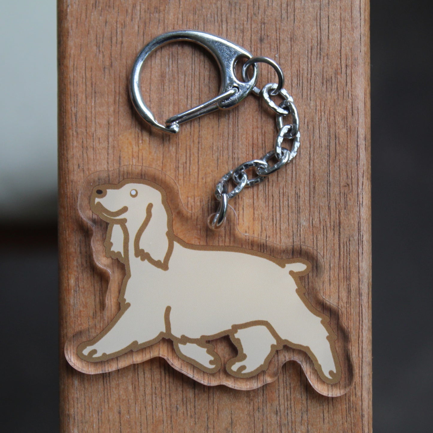 English Cocker, Springer Spaniel - 3" Waterproof, UV-Resistant Sticker or 2" Acrylic Keychain - Field Work Working Show Dog Sporting