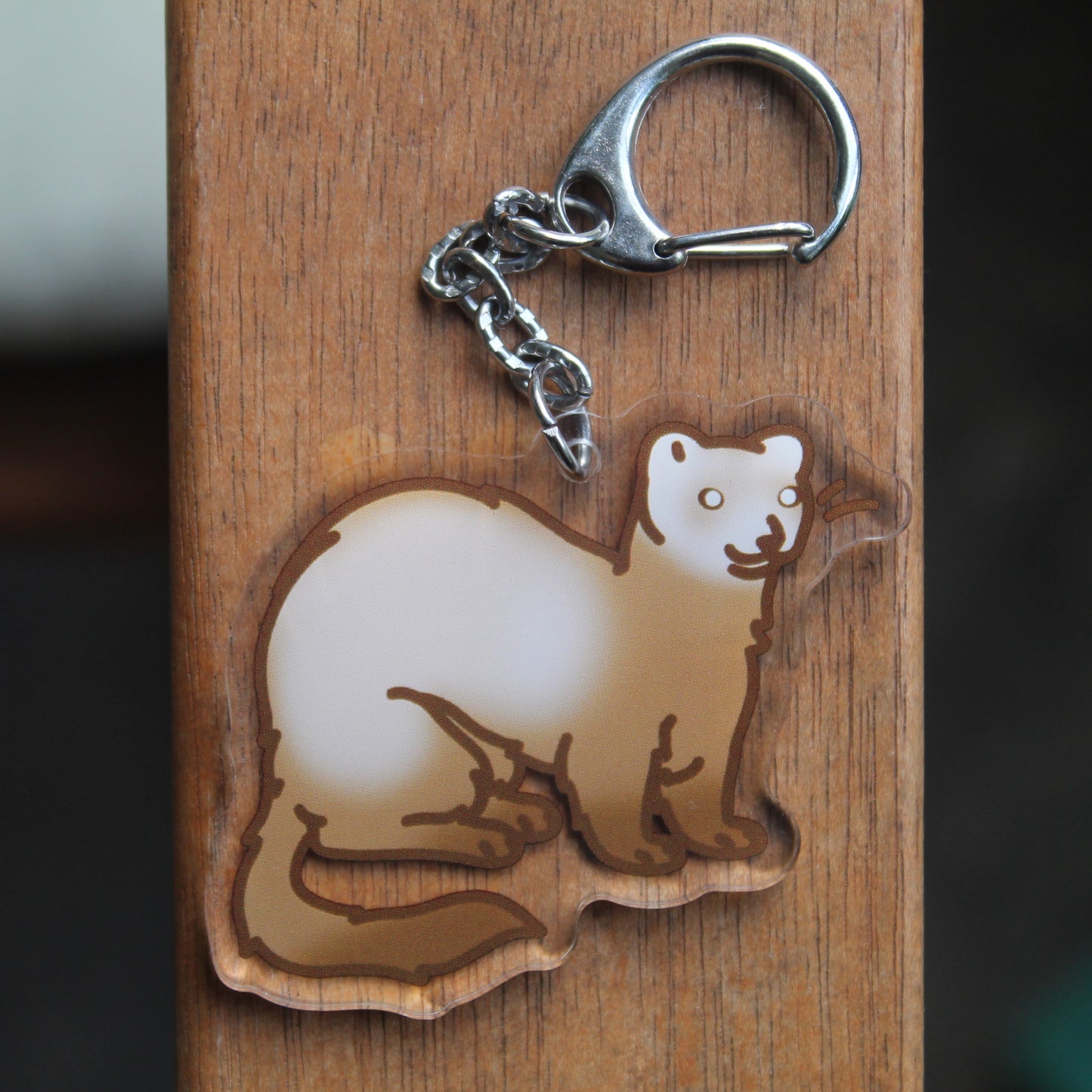 Ferret Sticker - 3" Mustelid Sticker or 2" Keychain
