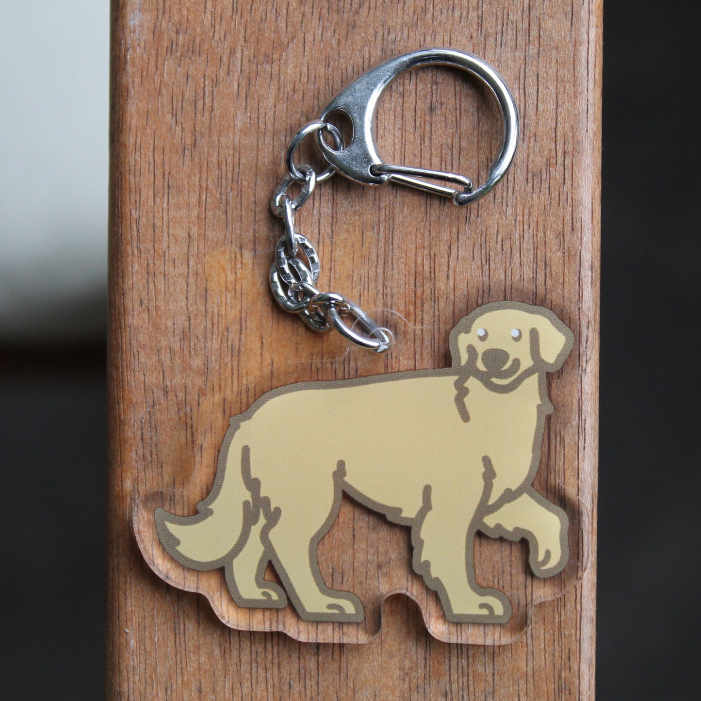 Golden Retriever - 3" Waterproof Sticker or 2" Keychain or 3" Keychain Sporting