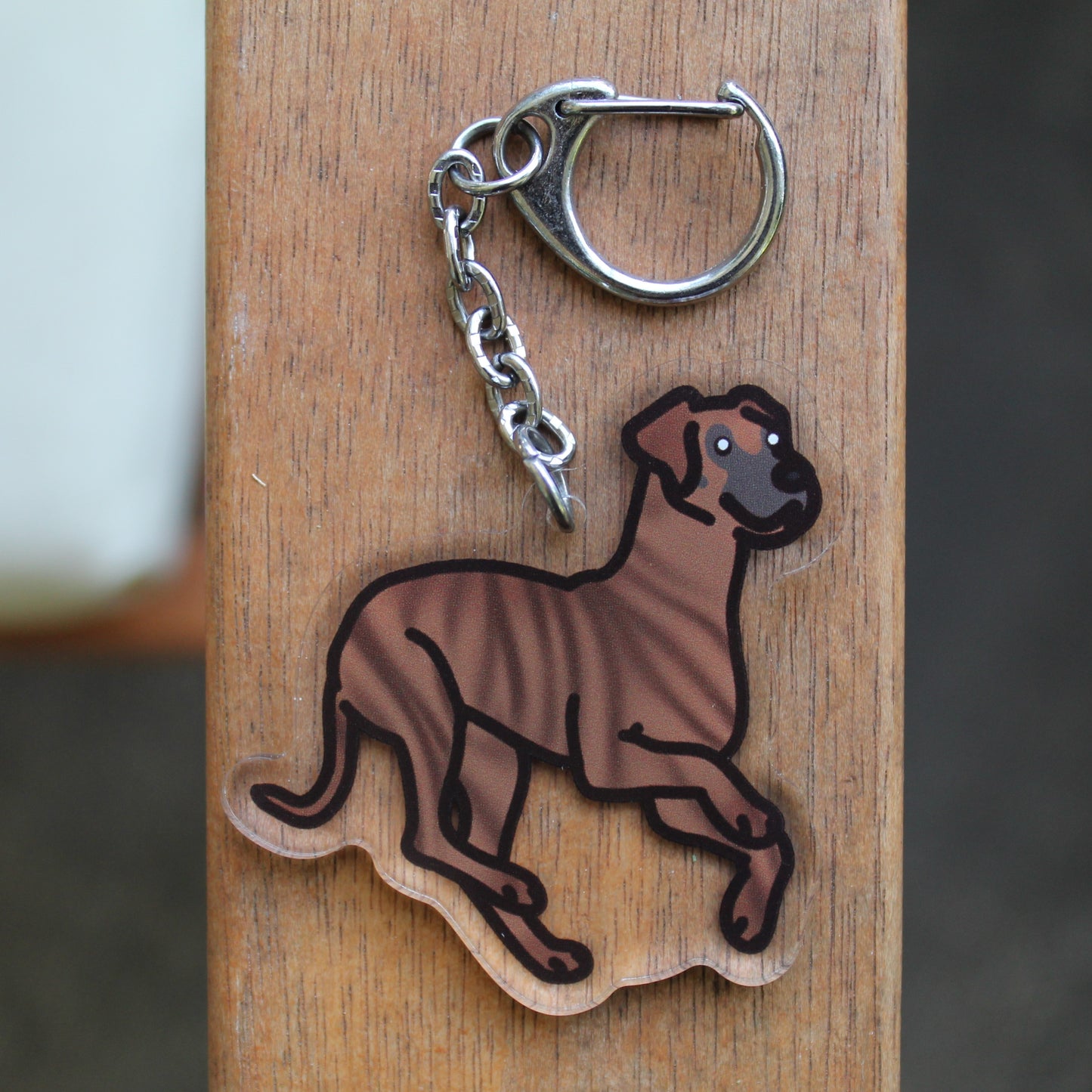 Great Dane - 3" Horse Dog Sticker or 2" Keychain Working