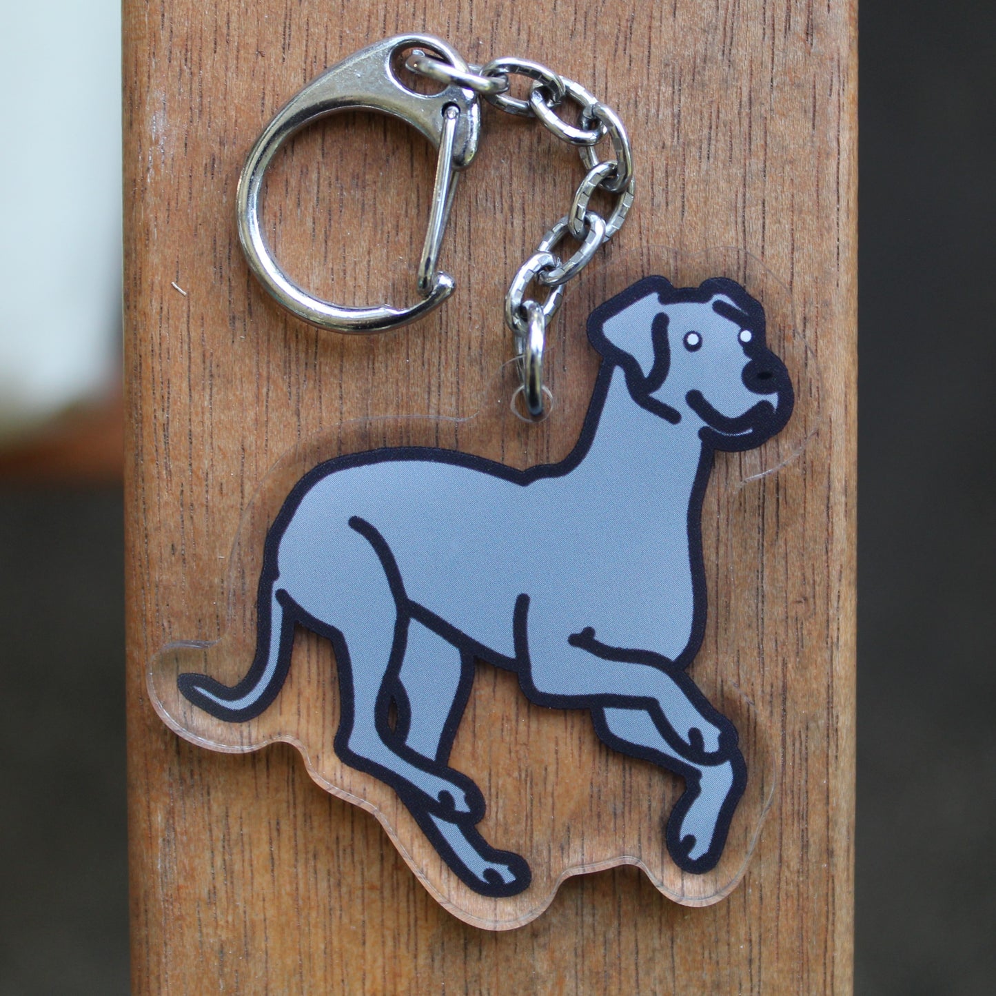 Great Dane - 3" Horse Dog Sticker or 2" Keychain Working