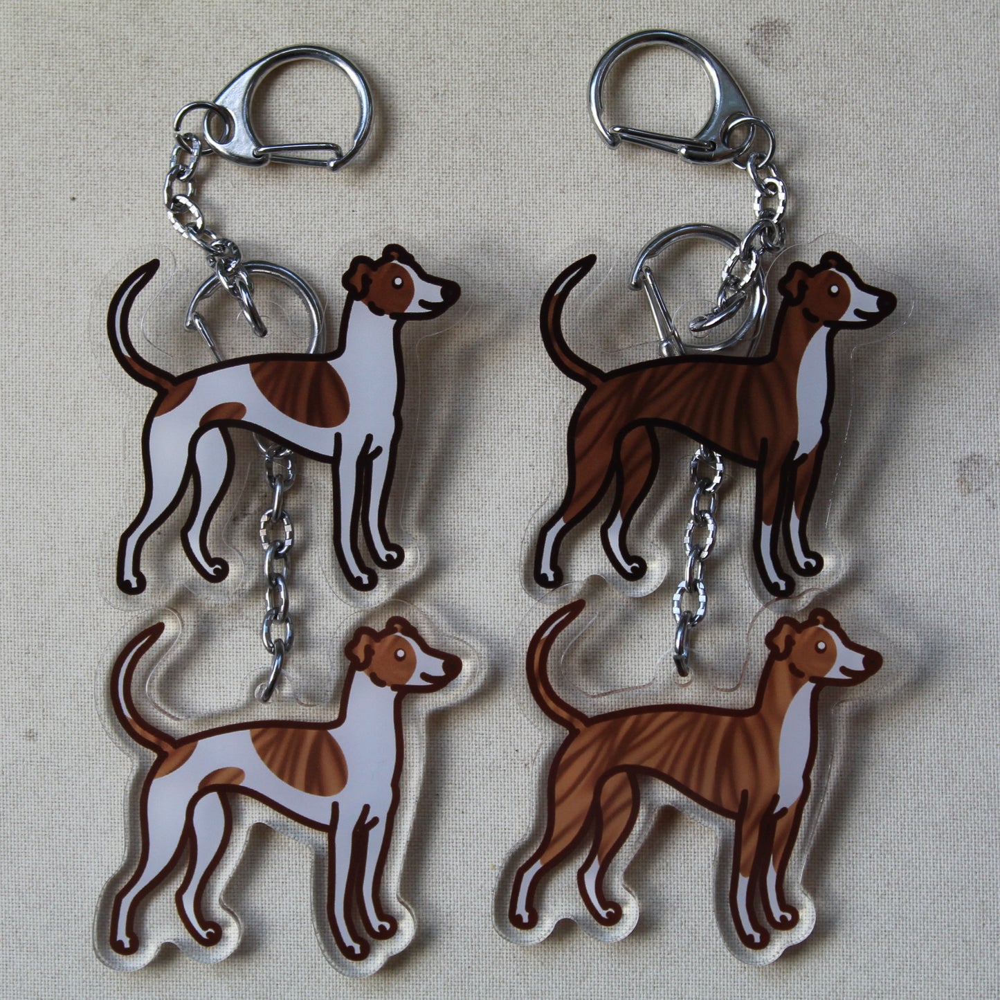 Greyhound - 3" Waterproof Sticker or 2" Keychain Hound
