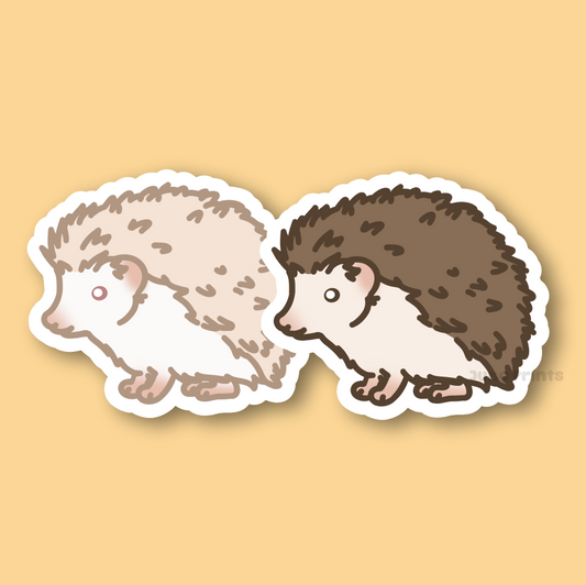 Hedgehog Sticker - 3" Insectivore Sticker